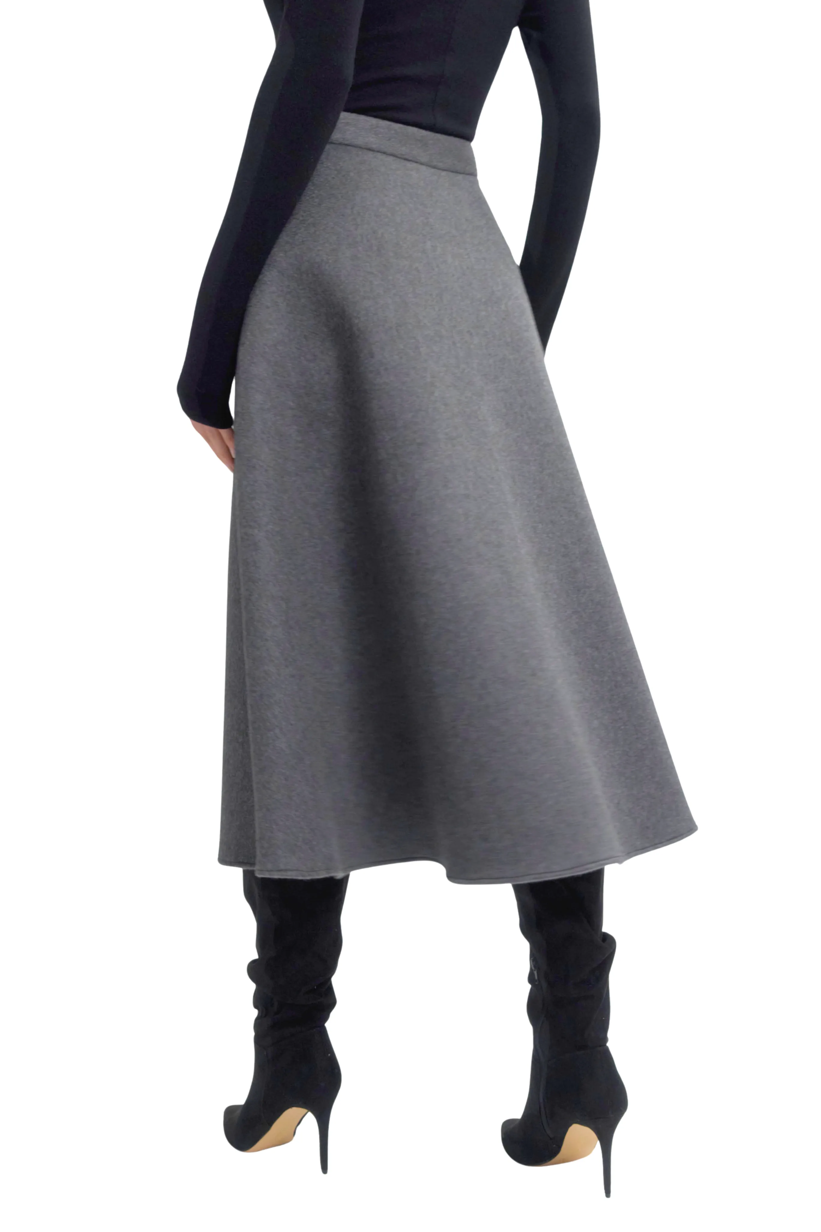 Style Staple Sustainable Circle Skirt with Slit