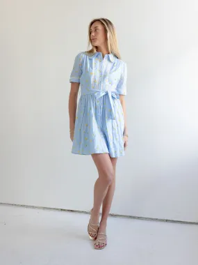 Smart Texture Madi Collared Mini Dress