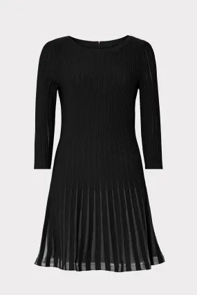 Tabitha Sheer Godet Mini Dress Fashionable Wear