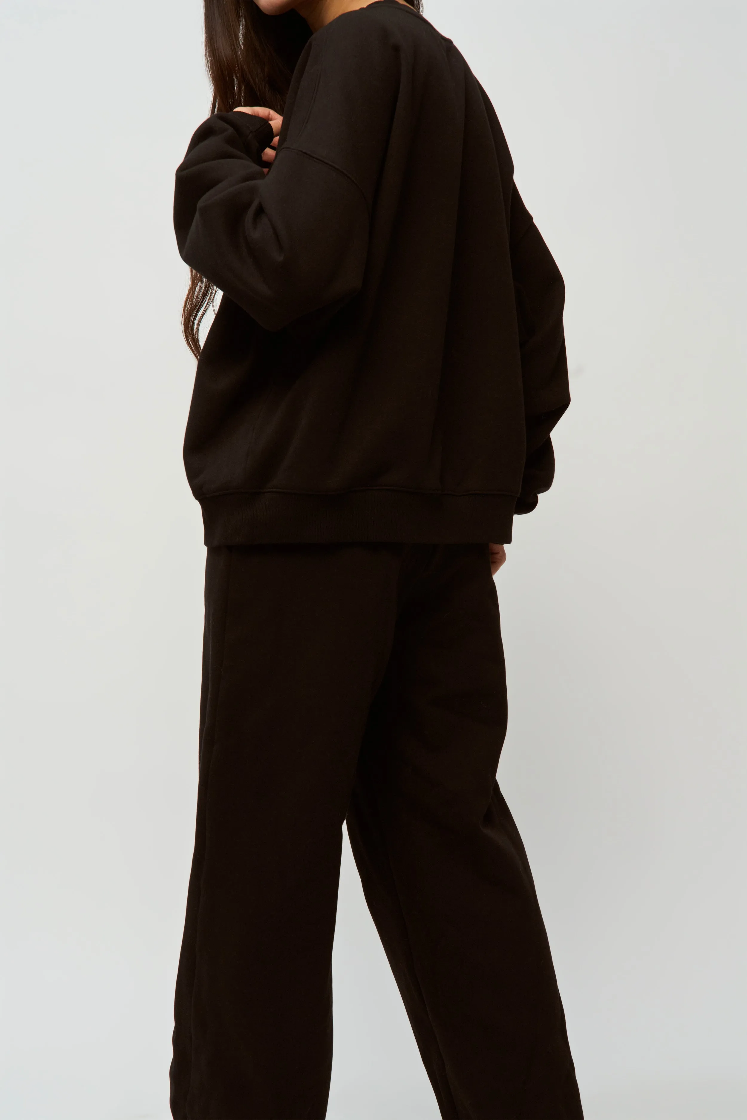 VeganFriendly Material Guizio Fleece Crewneck