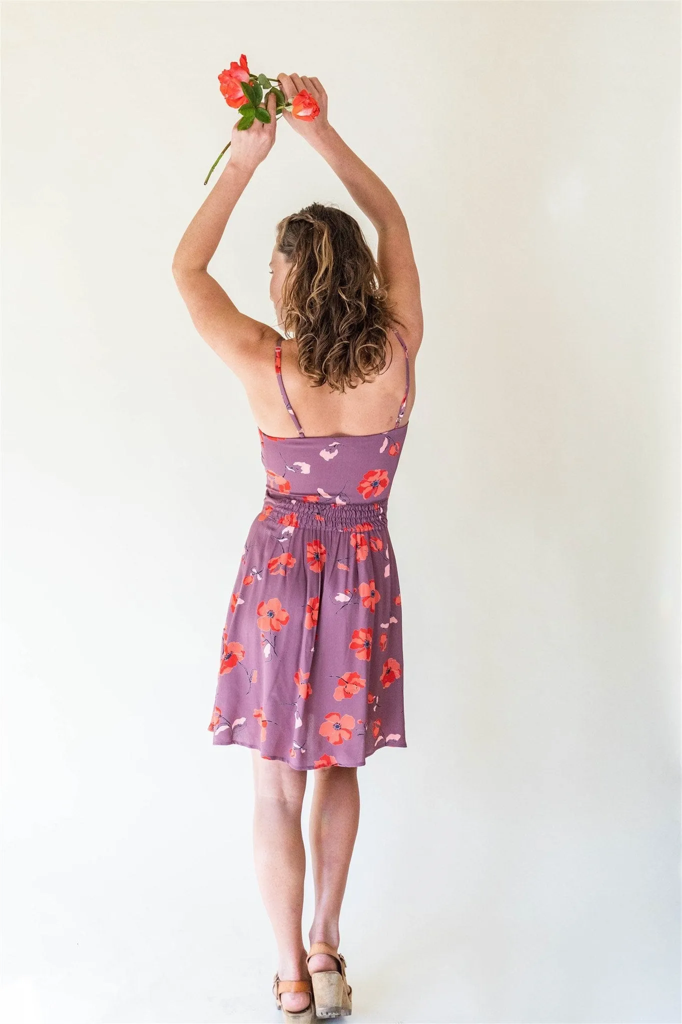 Antibacterial Dee Dee Top in Purple Poppy