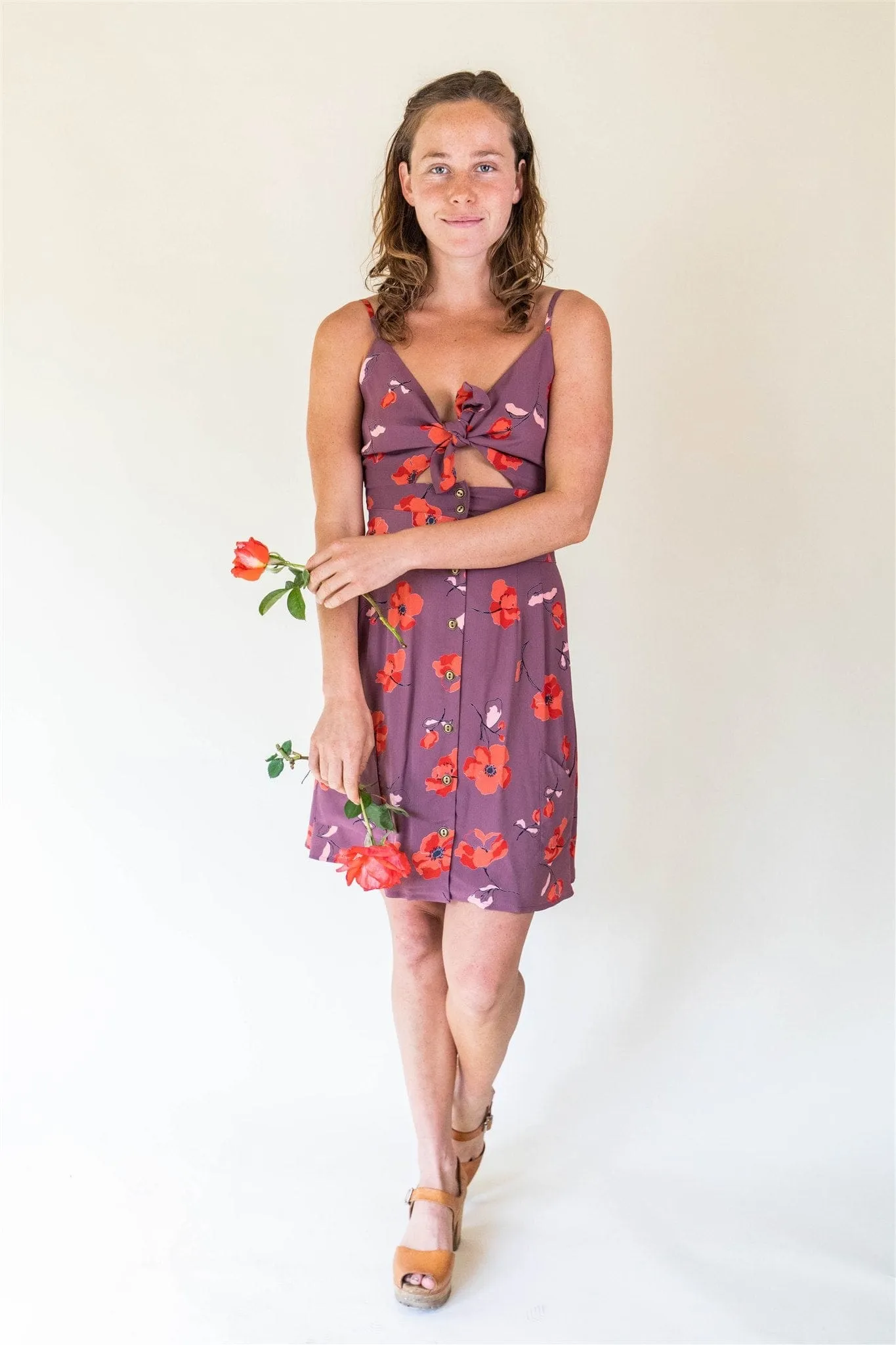 Dee Dee Top in Purple Poppy UltraFineMesh