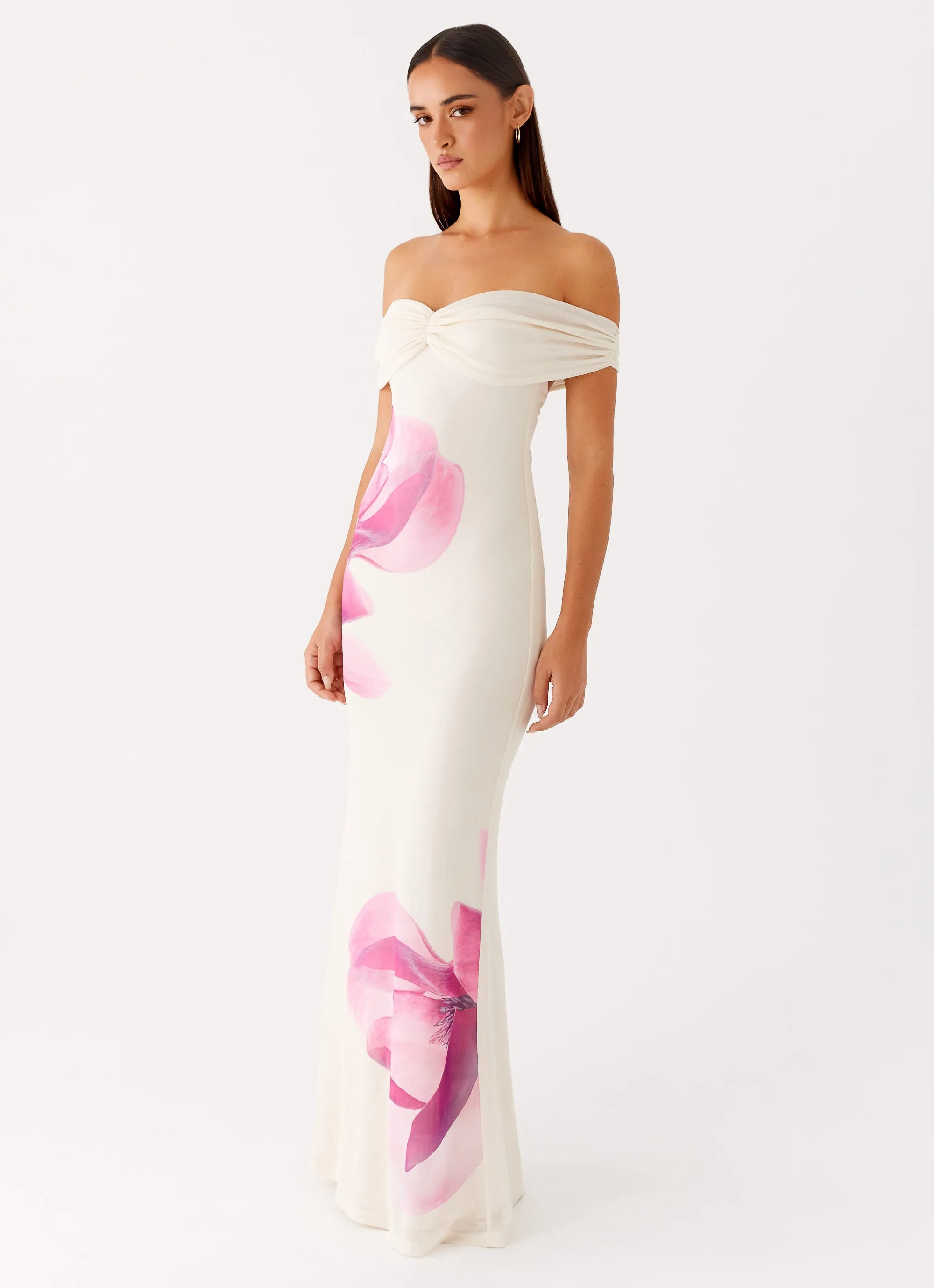 Form Focus Formal Aura Madeira Maxi Dress - Ivory