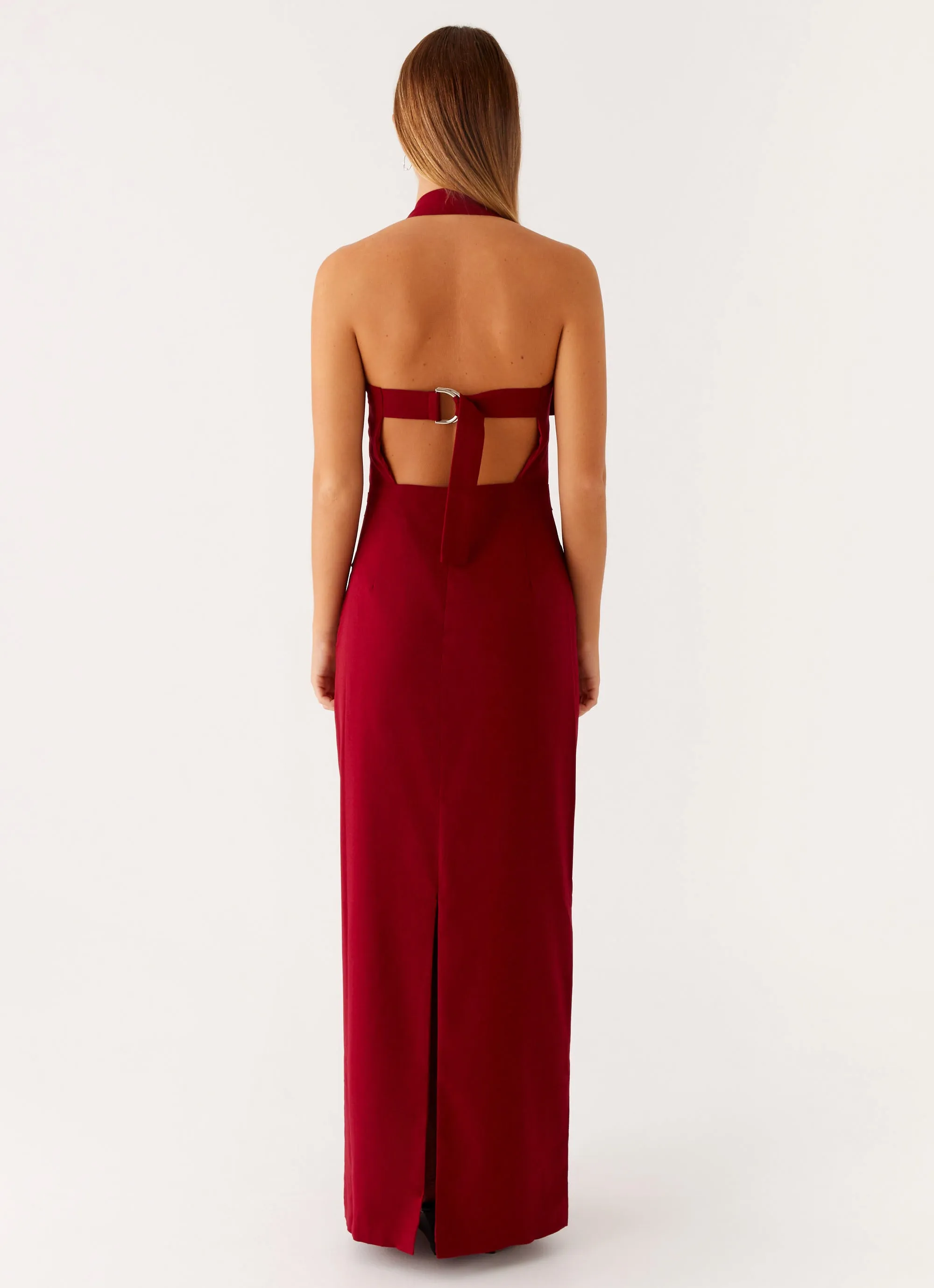Rumour Has it Maxi Dress - Red High-Fashion