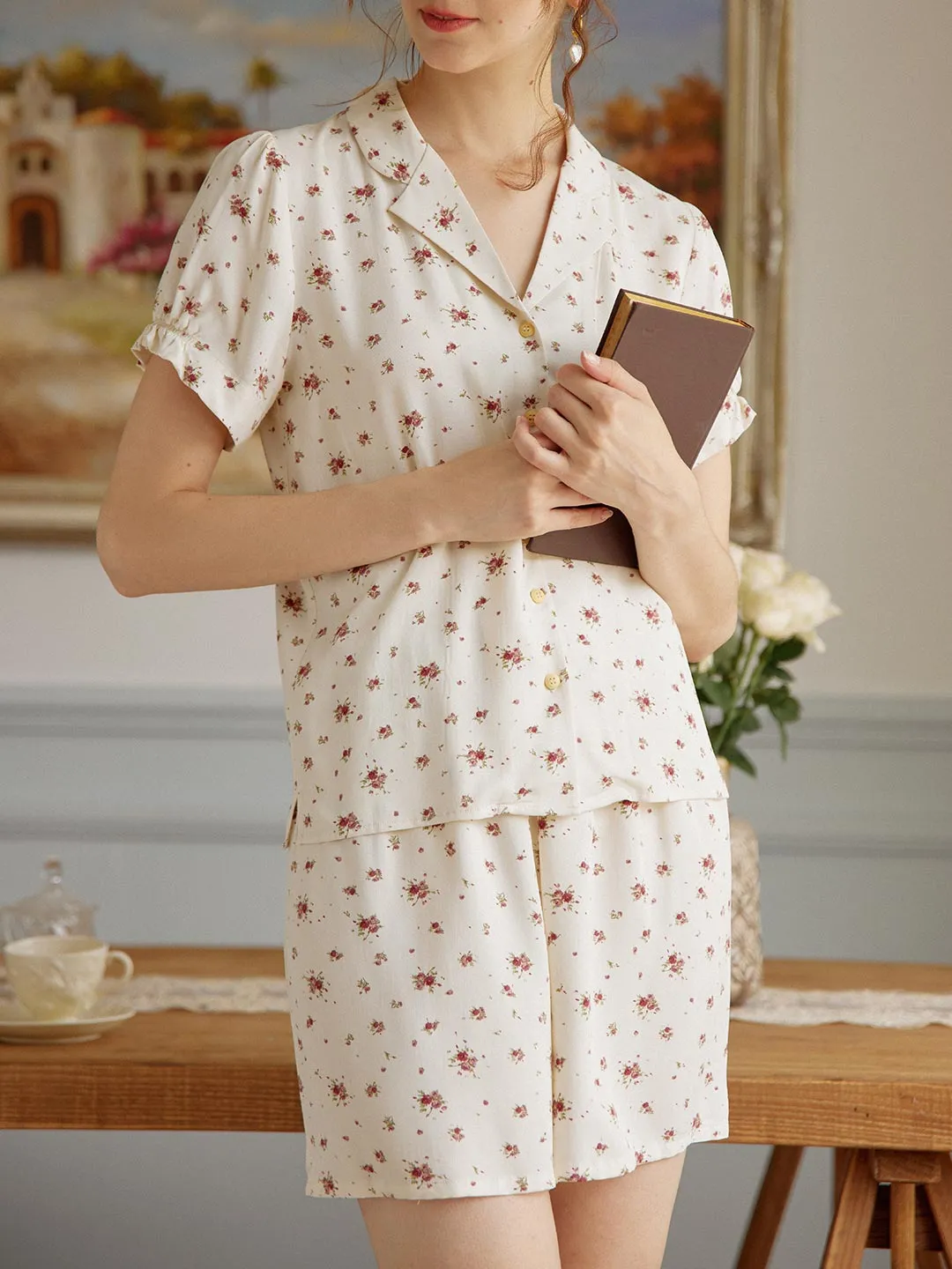 Easy Care Fabric ??Final Sale??Lola Floral Printed Pajamas