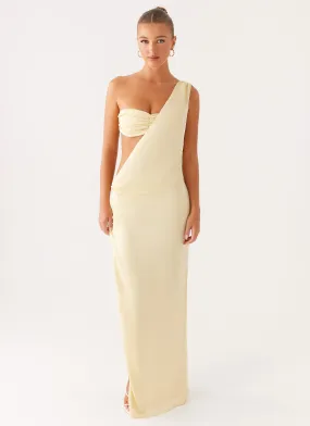 Cooper Maxi Dress - Yellow Flattering and Chic