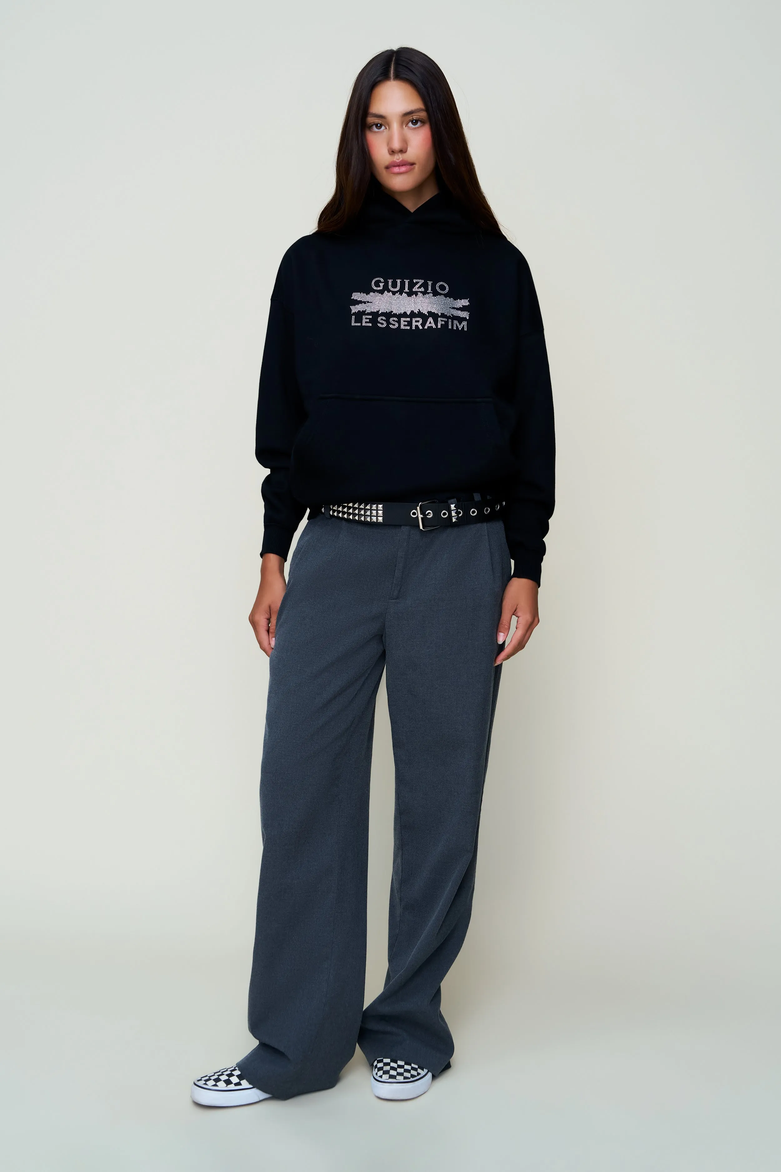 Bedazzled Pull Over Hoodie Sustainable Fibers