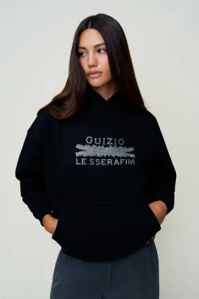 Bedazzled Pull Over Hoodie FourWay Stretch