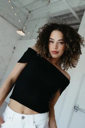 Printed T-shirt Finer Things Off Shoulder Top