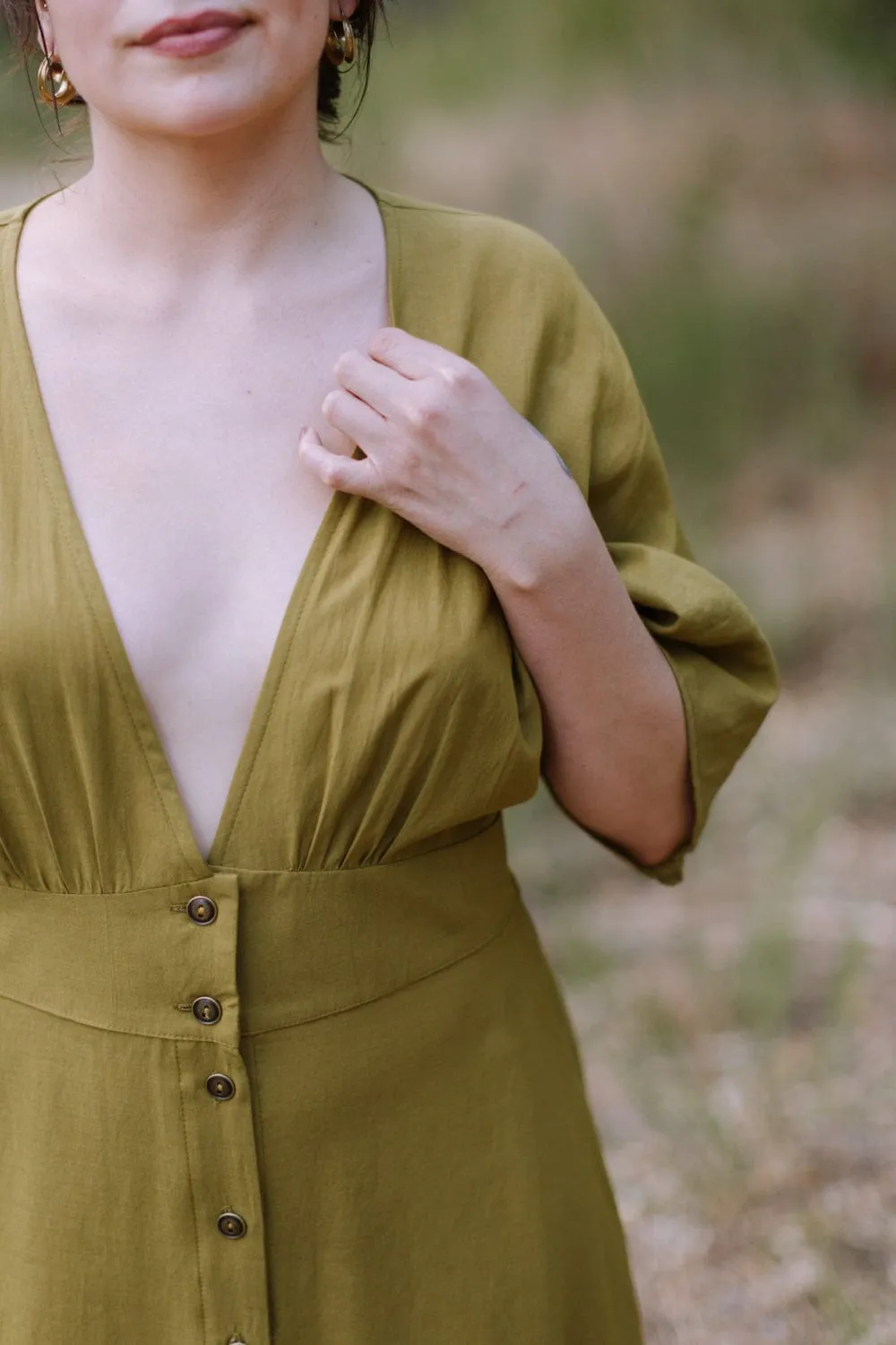 Finley Dress in Pea Soup Everyday Wear