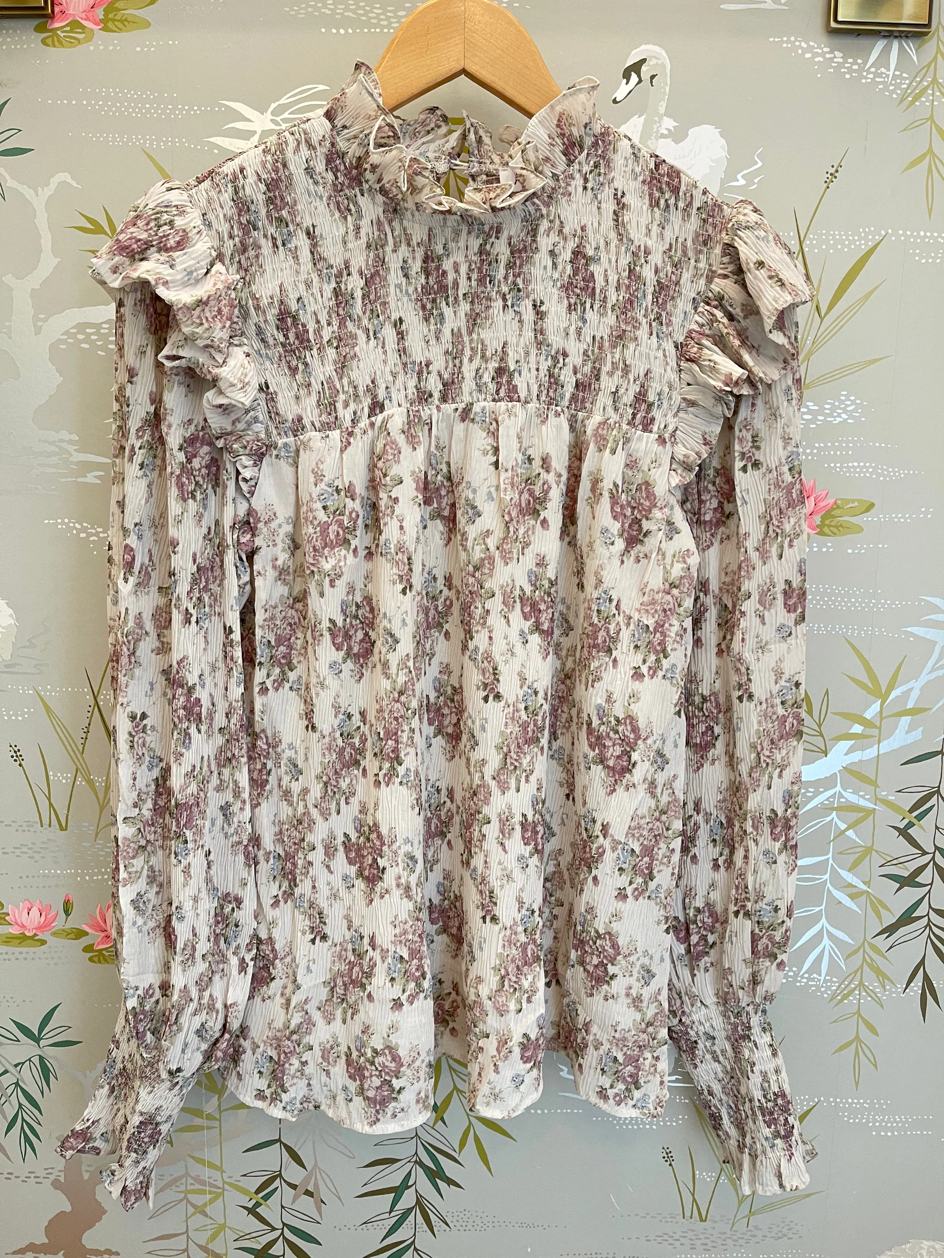 Reinforced Hem Fiona Chiffon Blouse