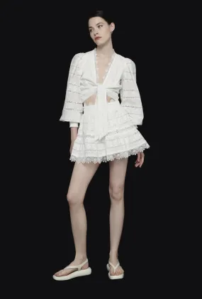 All Day Use Ultra Soft Blend FIRA SKIRT WHITE