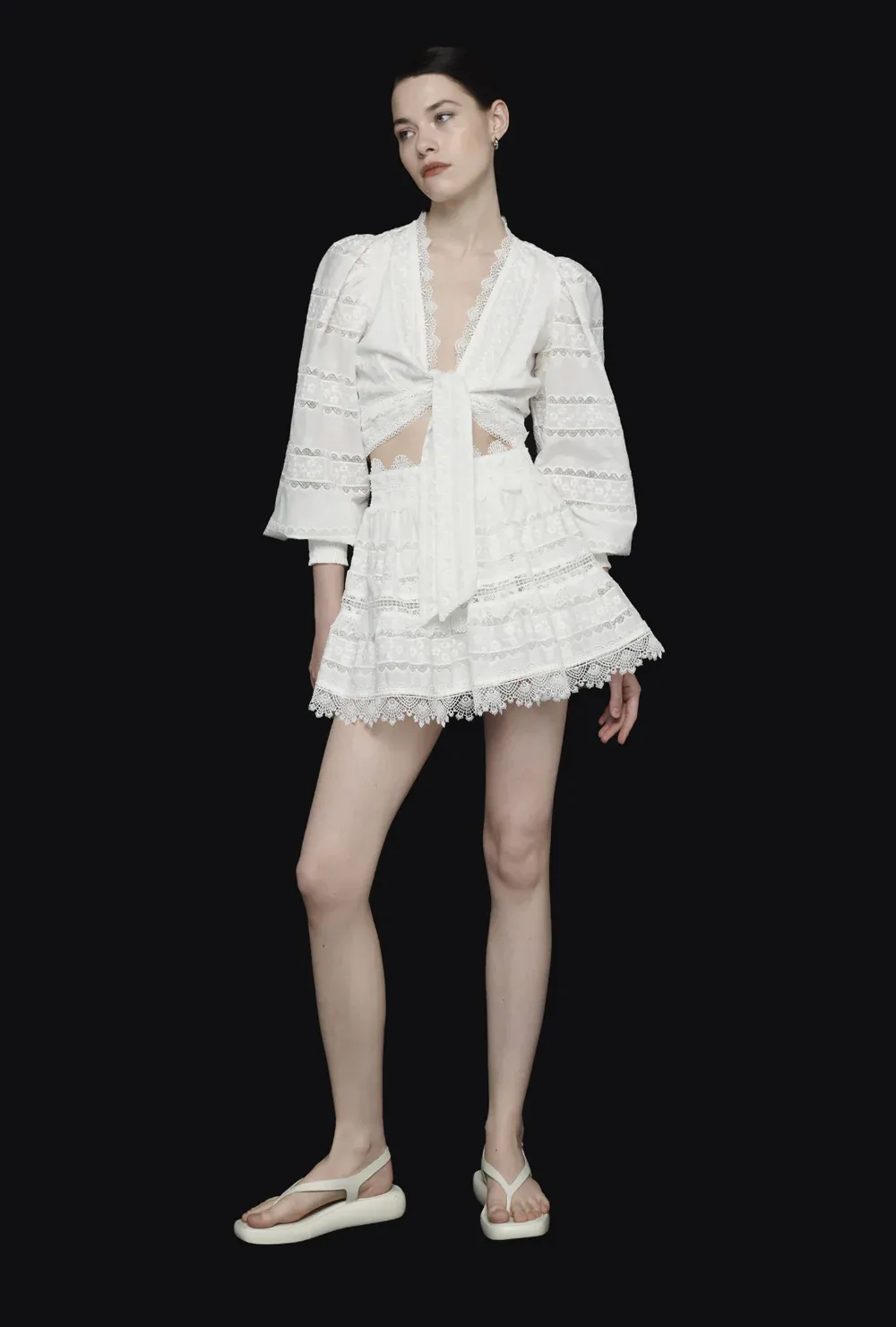 All Day Use Ultra Soft Blend FIRA SKIRT WHITE