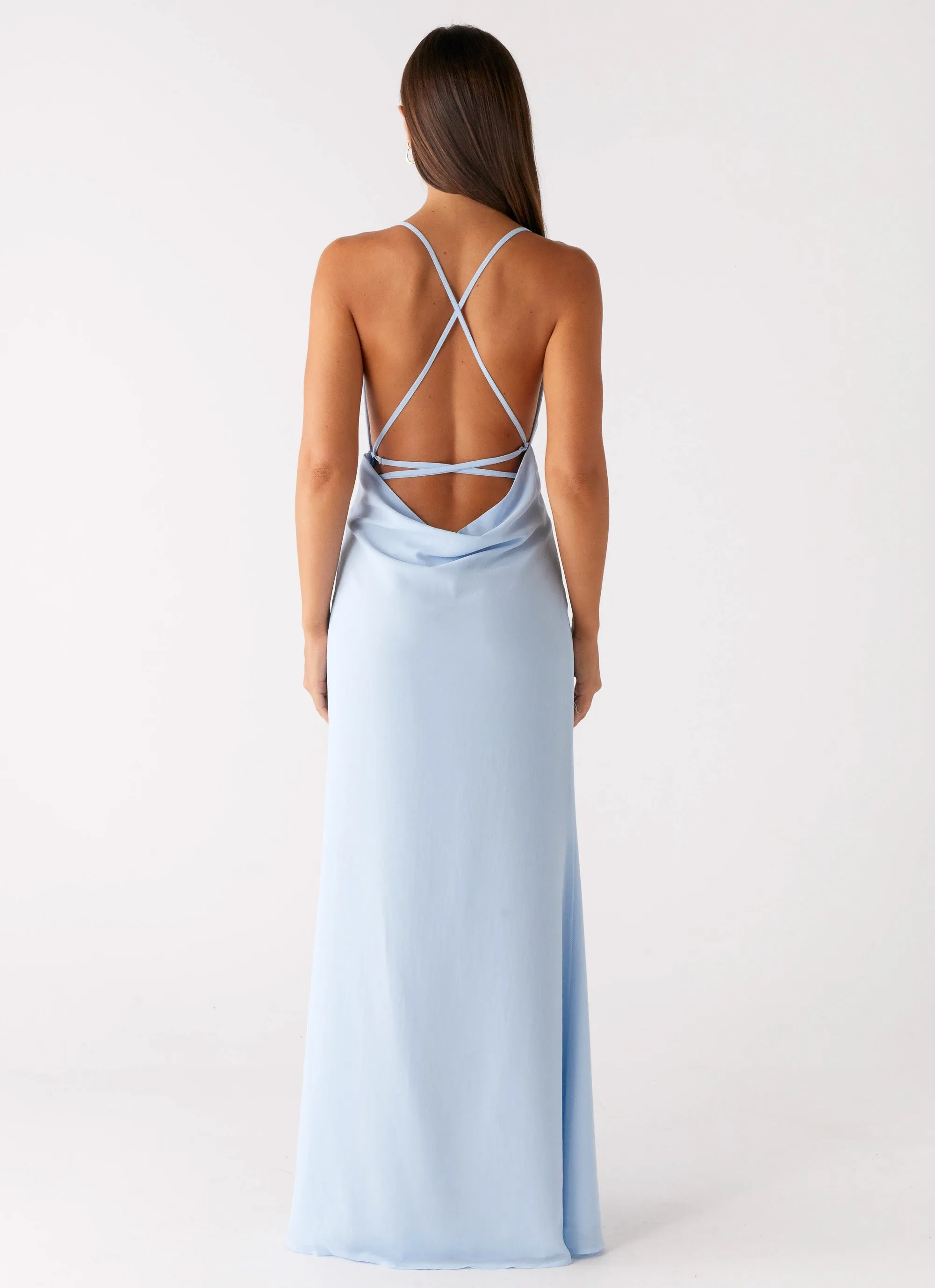 countryside First Class Maxi Dress - Blue