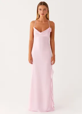 First Class Maxi Dress - Pink Pure Fabric