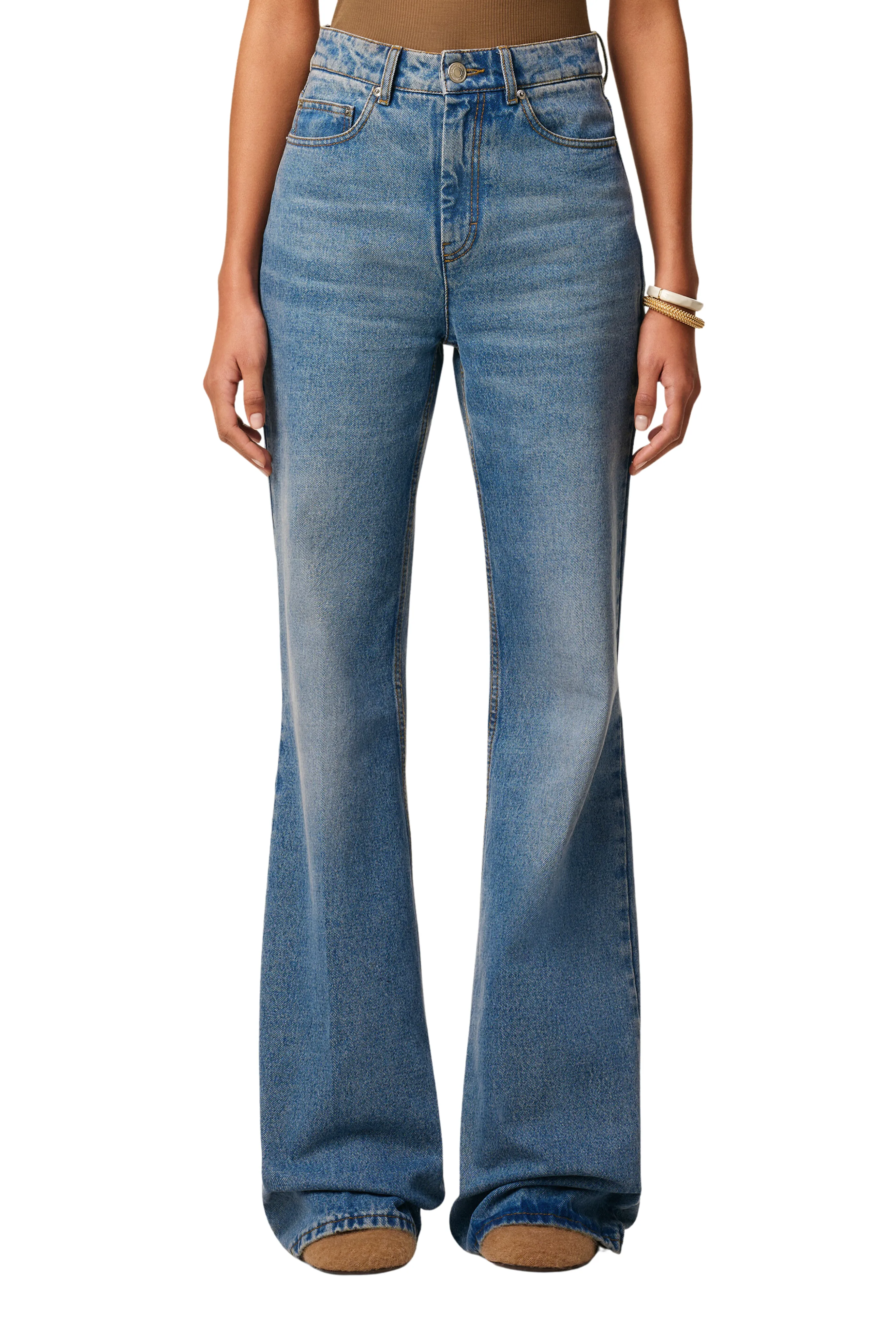 Flare Fit Jeans Solid Choice