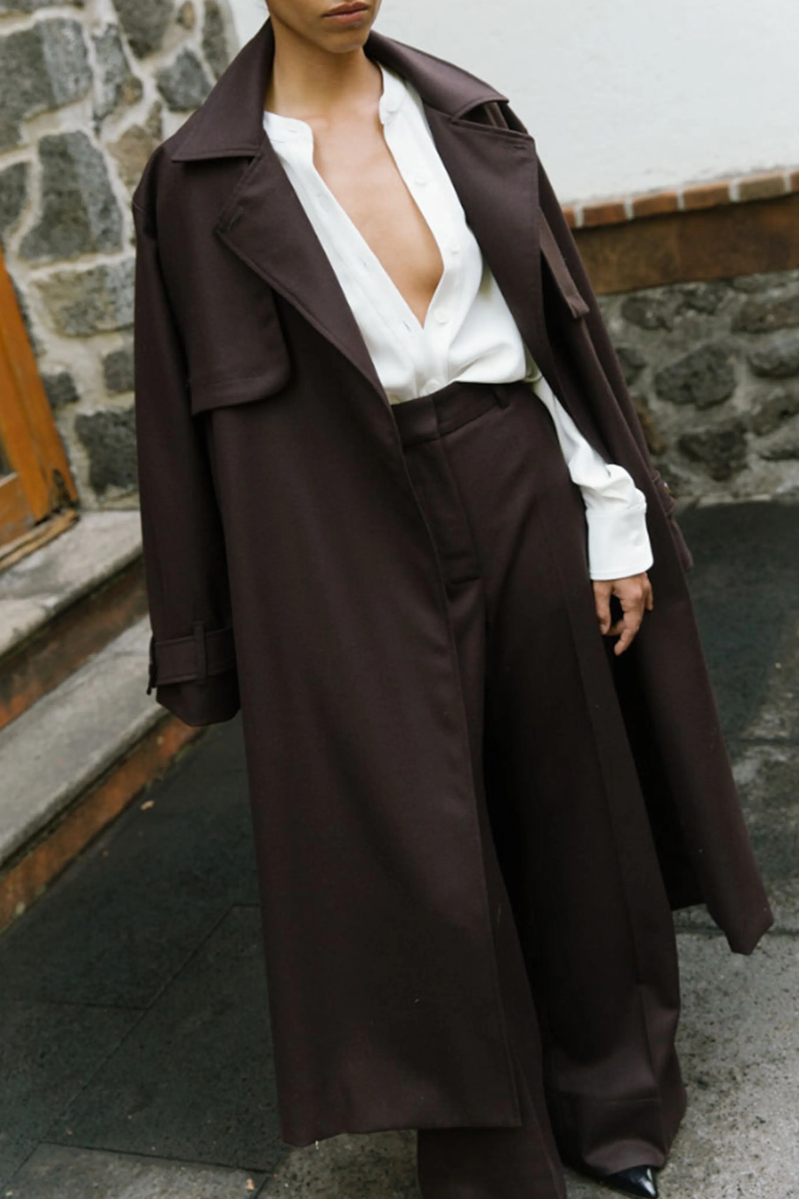 Flare Trouser - Chocolate Sporty Comfort