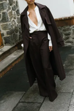 Flare Trouser - Chocolate Modular Pocket System Movement Ease