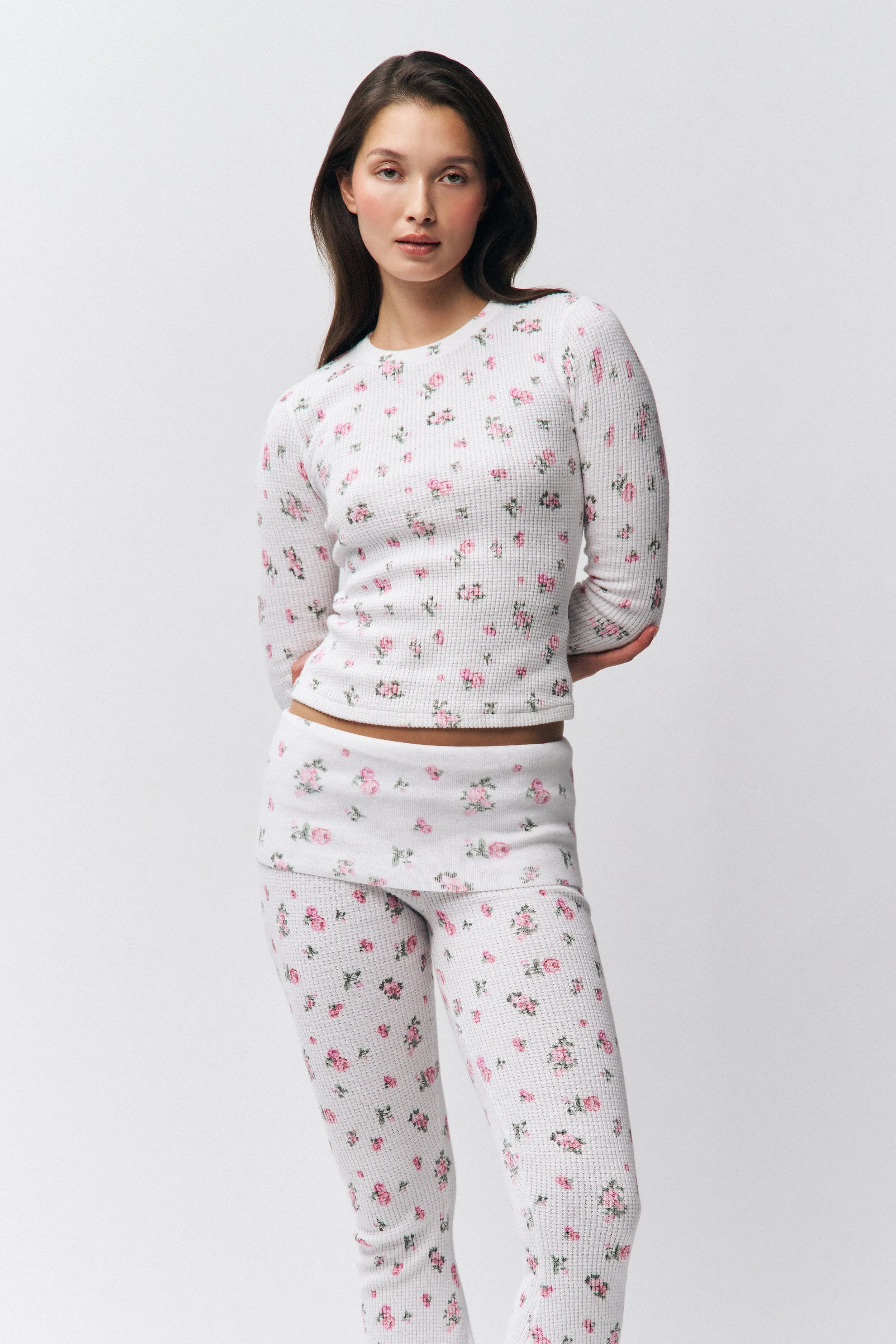 Durable Hemming Flared Thermal Pant