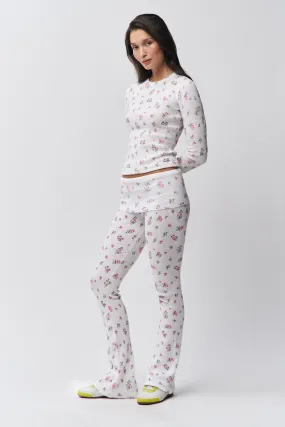 Mid-rise fit Flared Thermal Pant