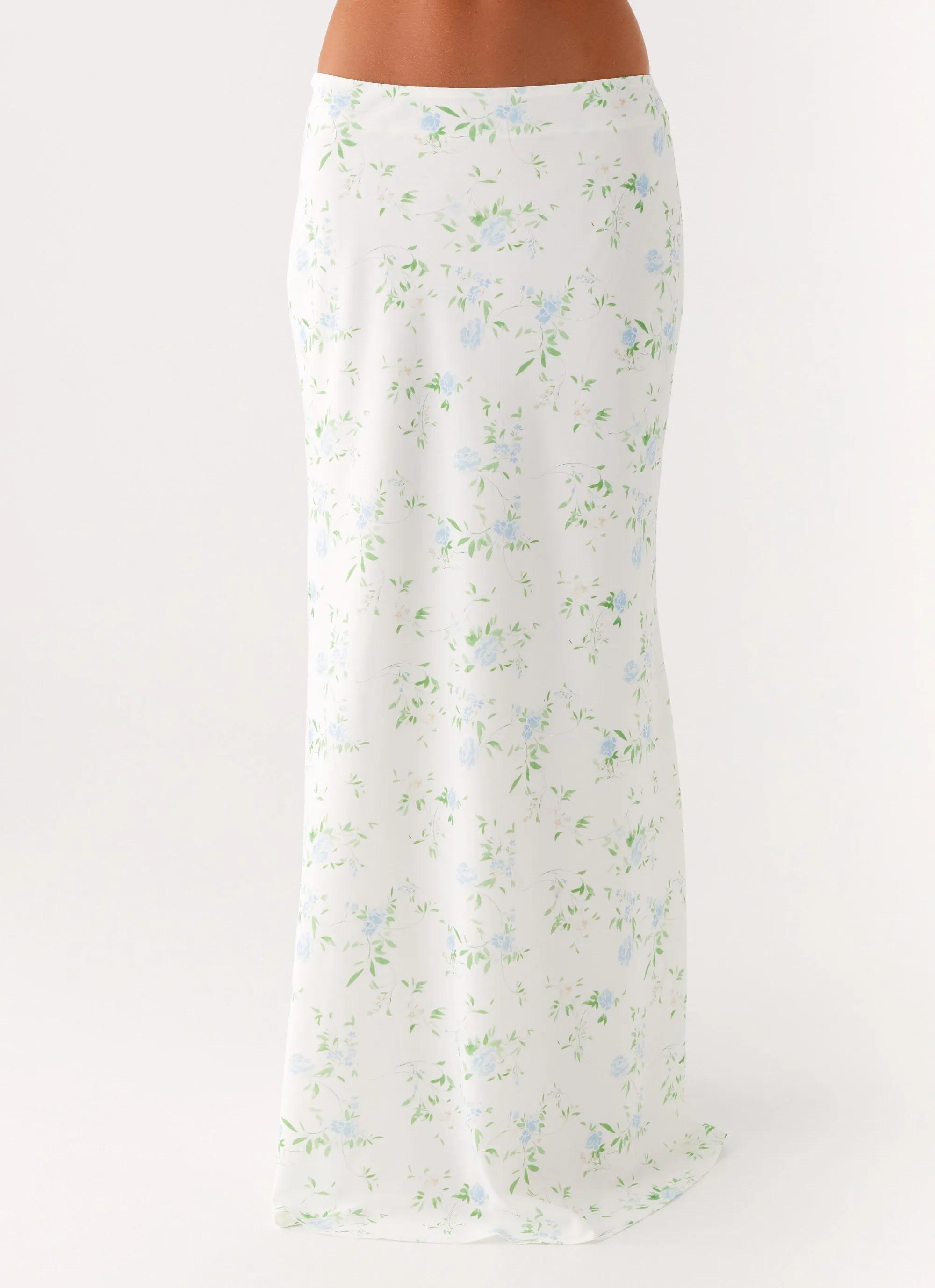 Star Girl Maxi Skirt - Vintage Ditsy Floral Style Layering