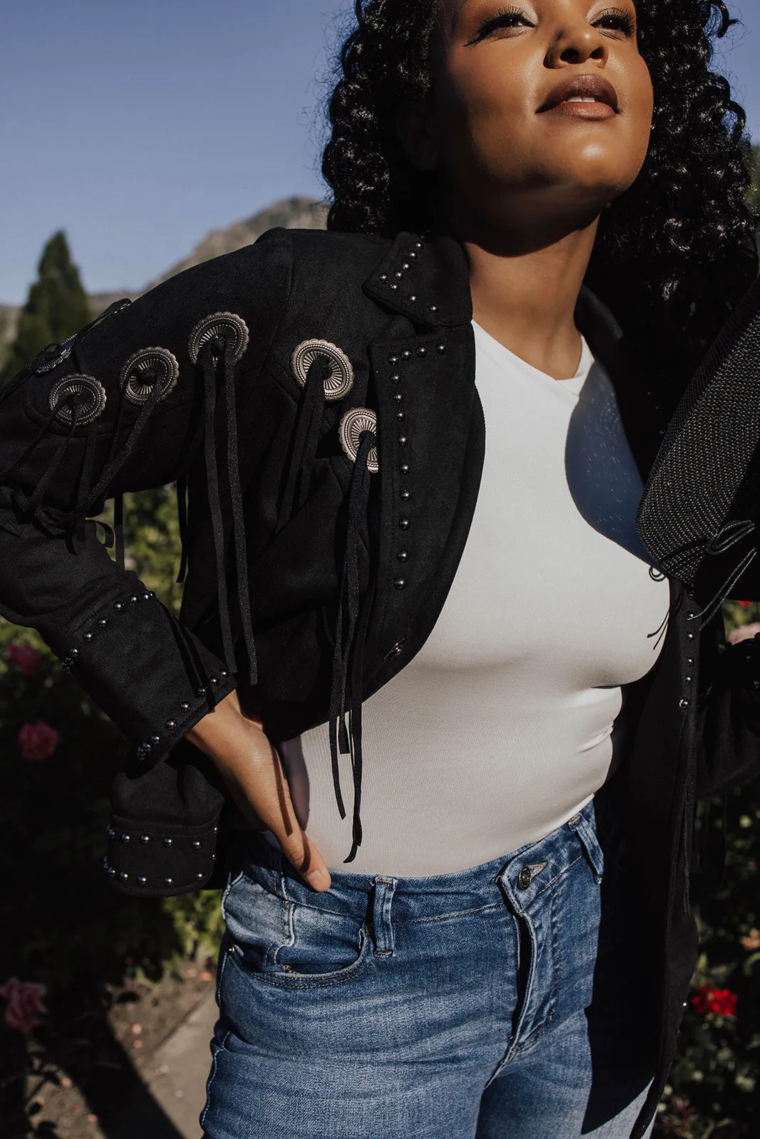 Callie Fringed Western Jacket - FINAL SALE Eco friendly materials preshrunk