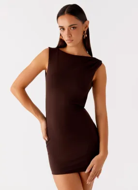 Radia Mini Dress - Chocolate Cruise-Wear