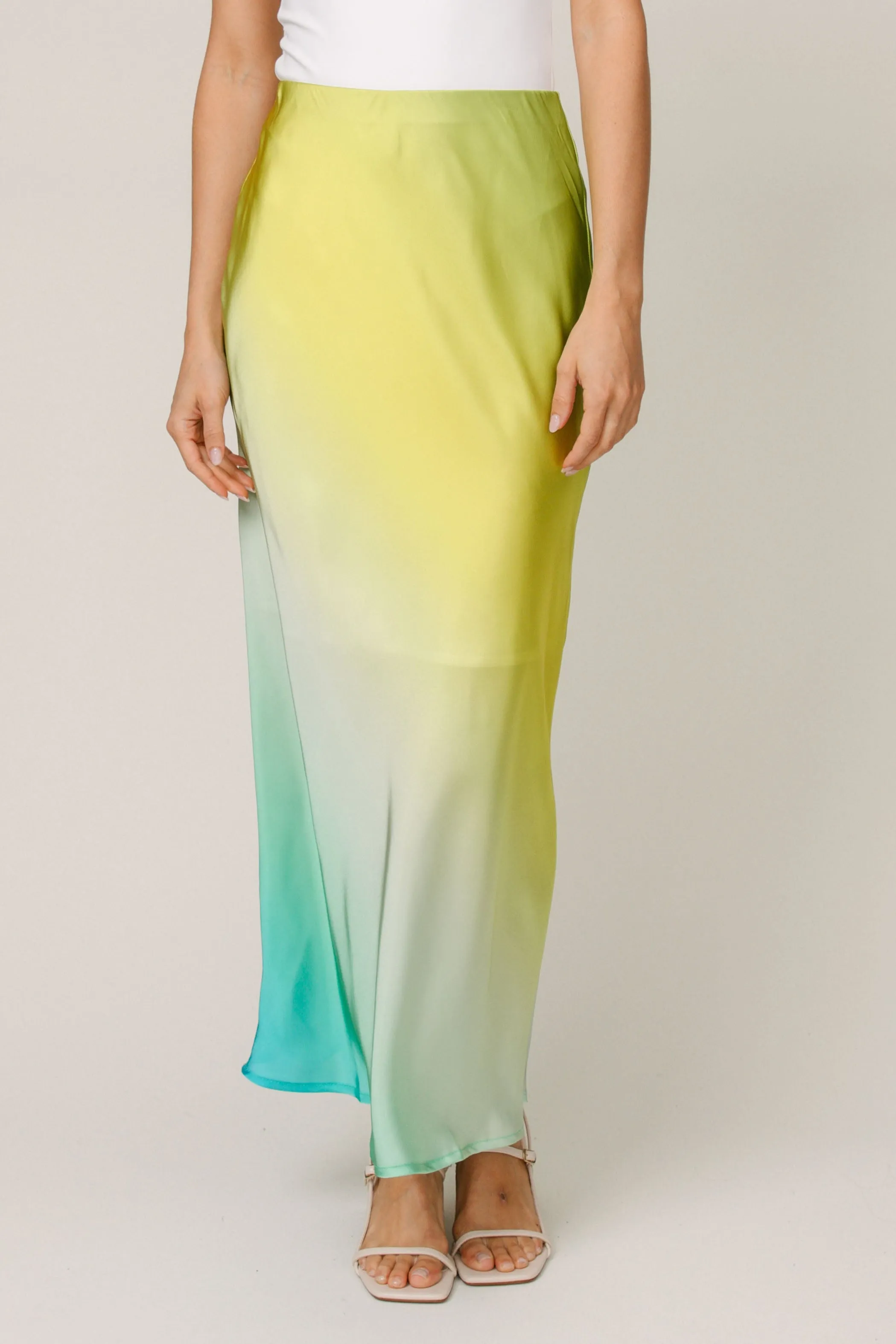 Reflective accents Sunset Blvd Maxi Skirt