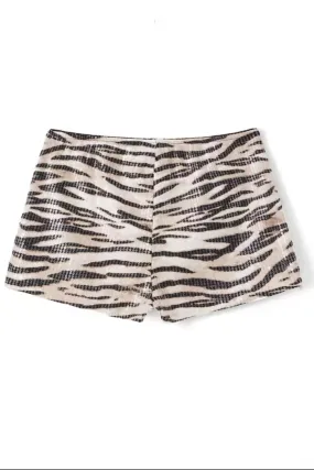 Laser Cut Perforations Wild Nights Micro Shorts