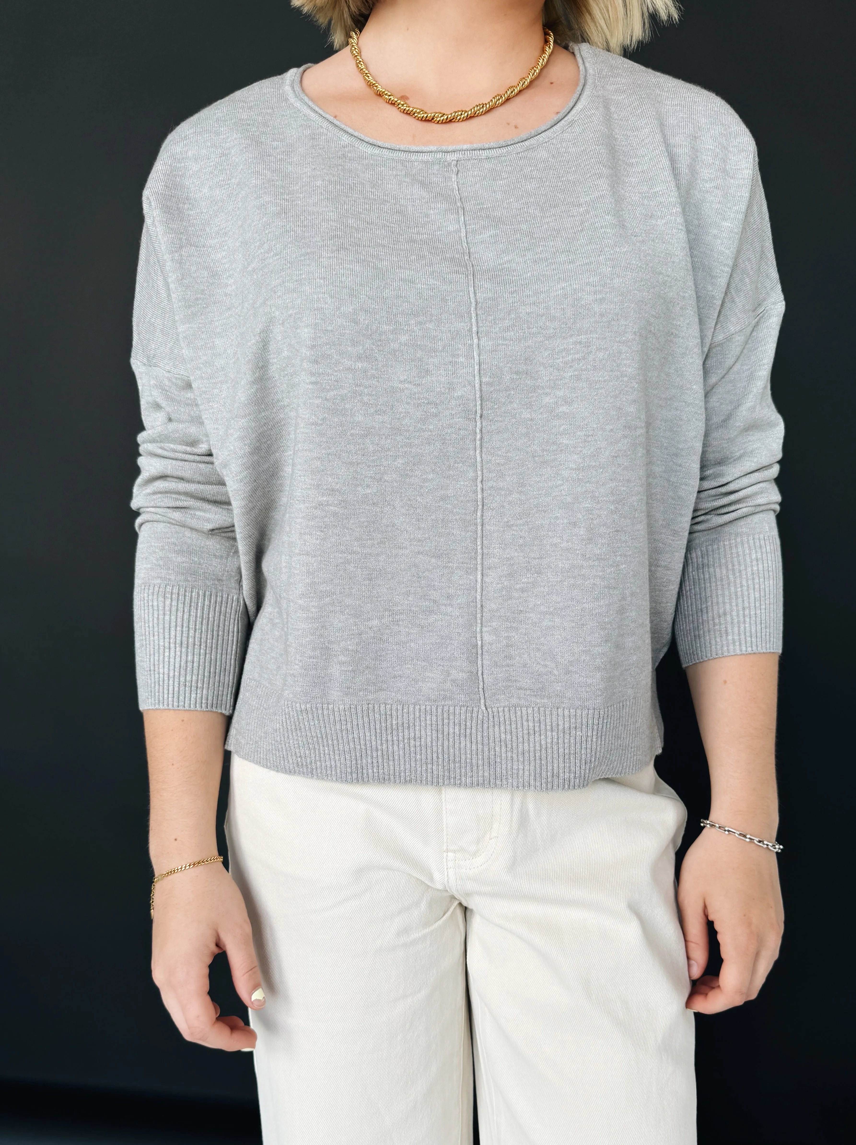 UV Protection Andy Crew Neck - Grey