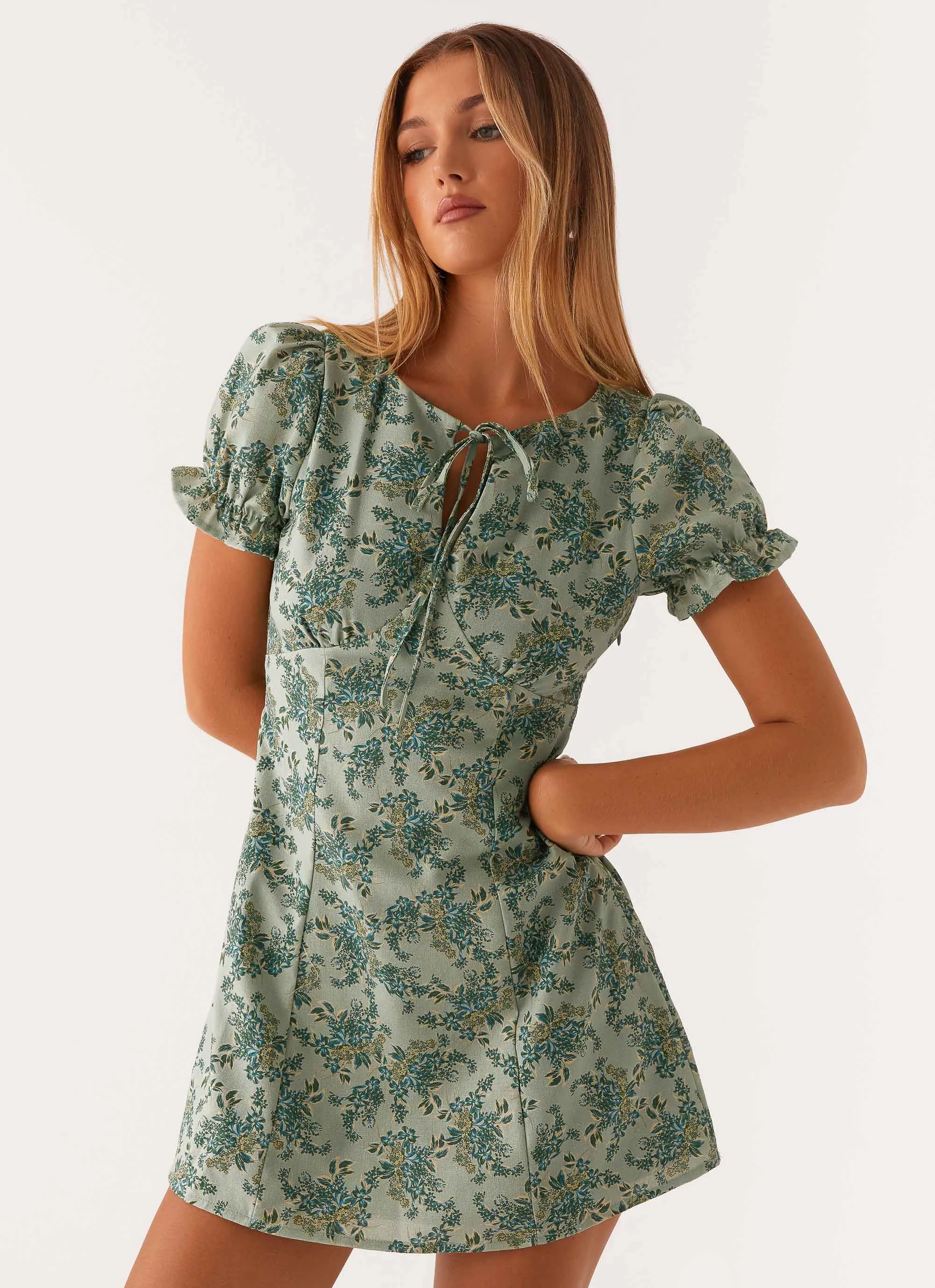 Someday Mini Dress - Cloud Nine Floral Daily Wear