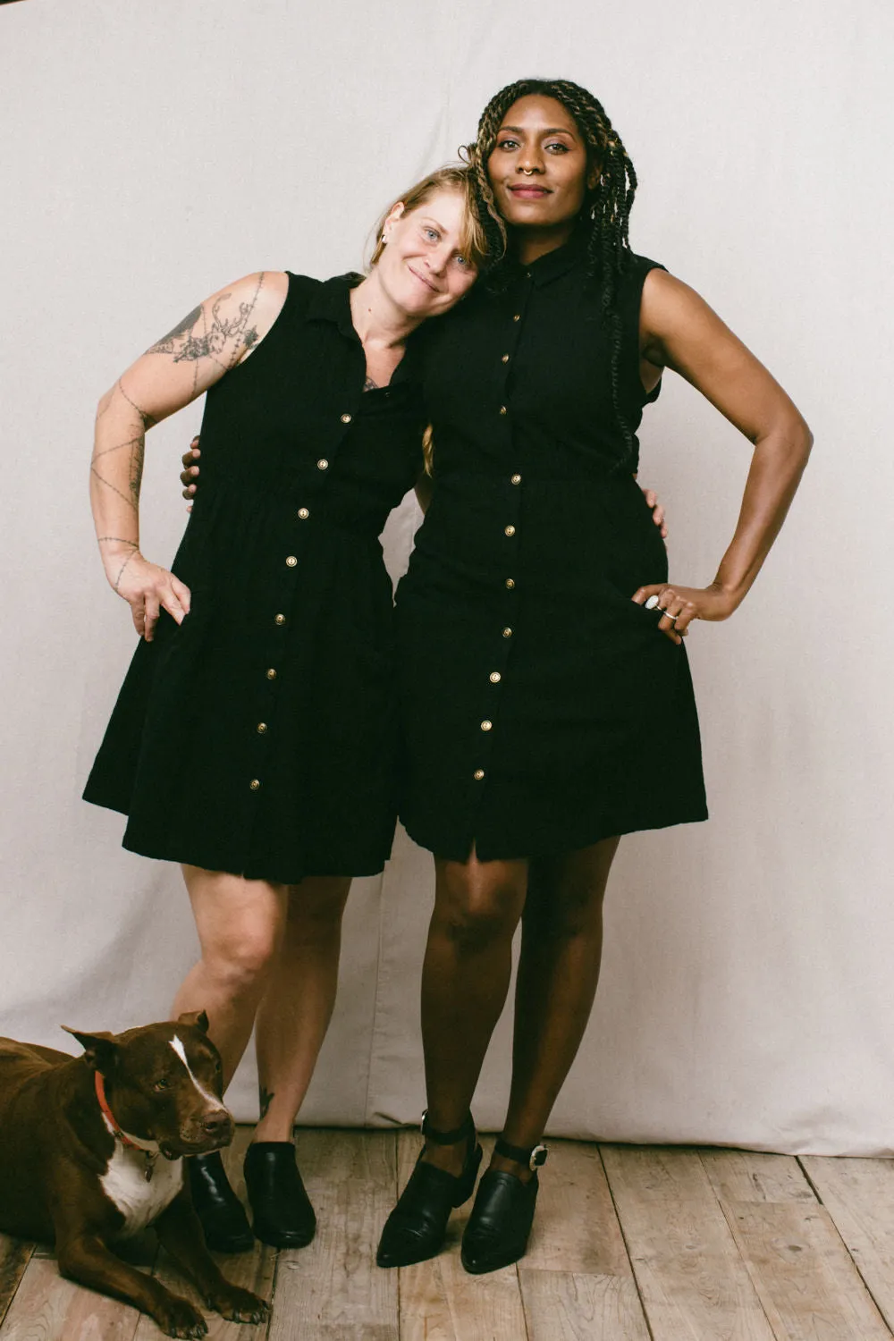 Mona Dress in black Soft Appearance Moment Soft