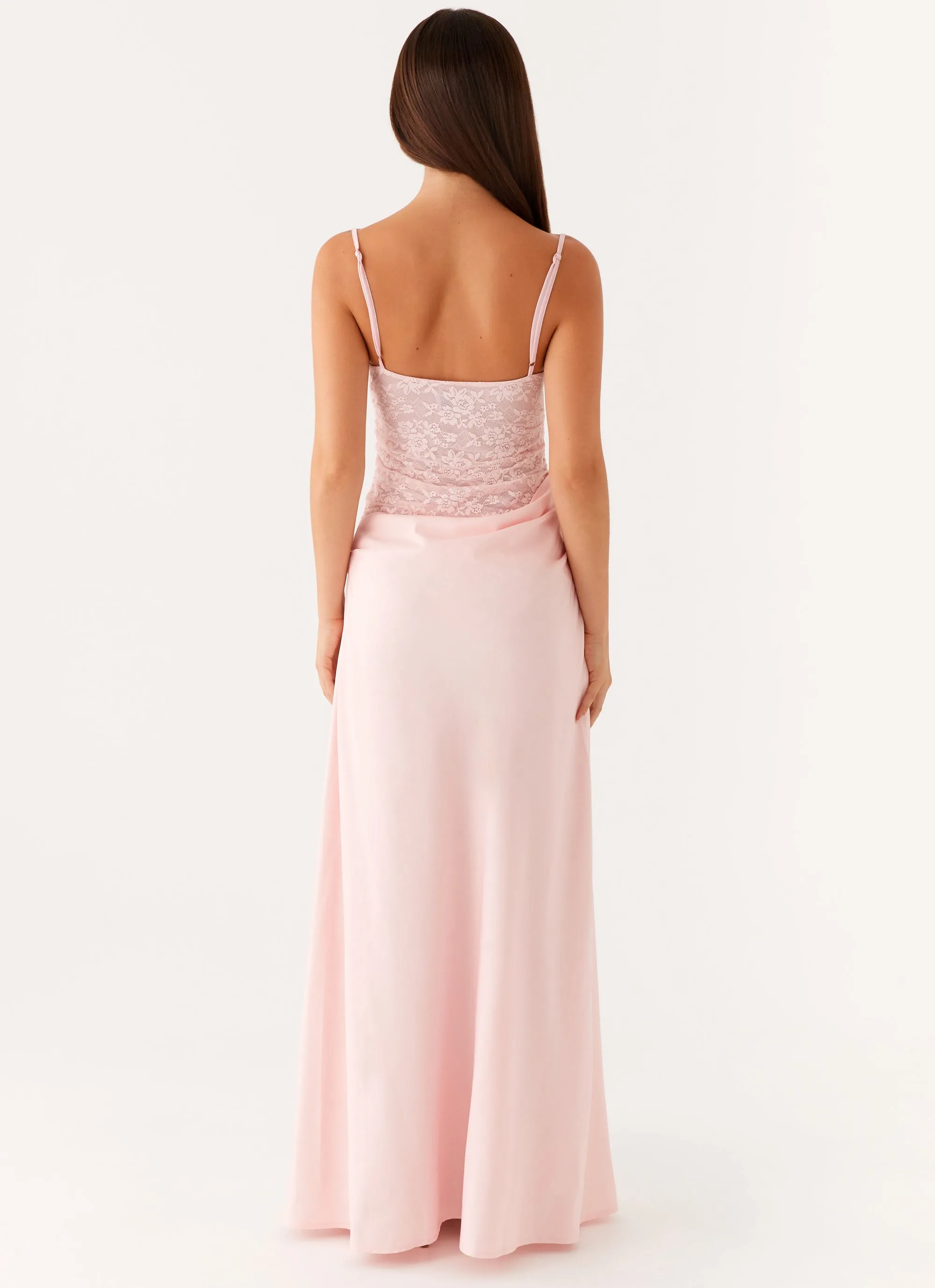 Romy Maxi Dress - Pink Sharp Finish