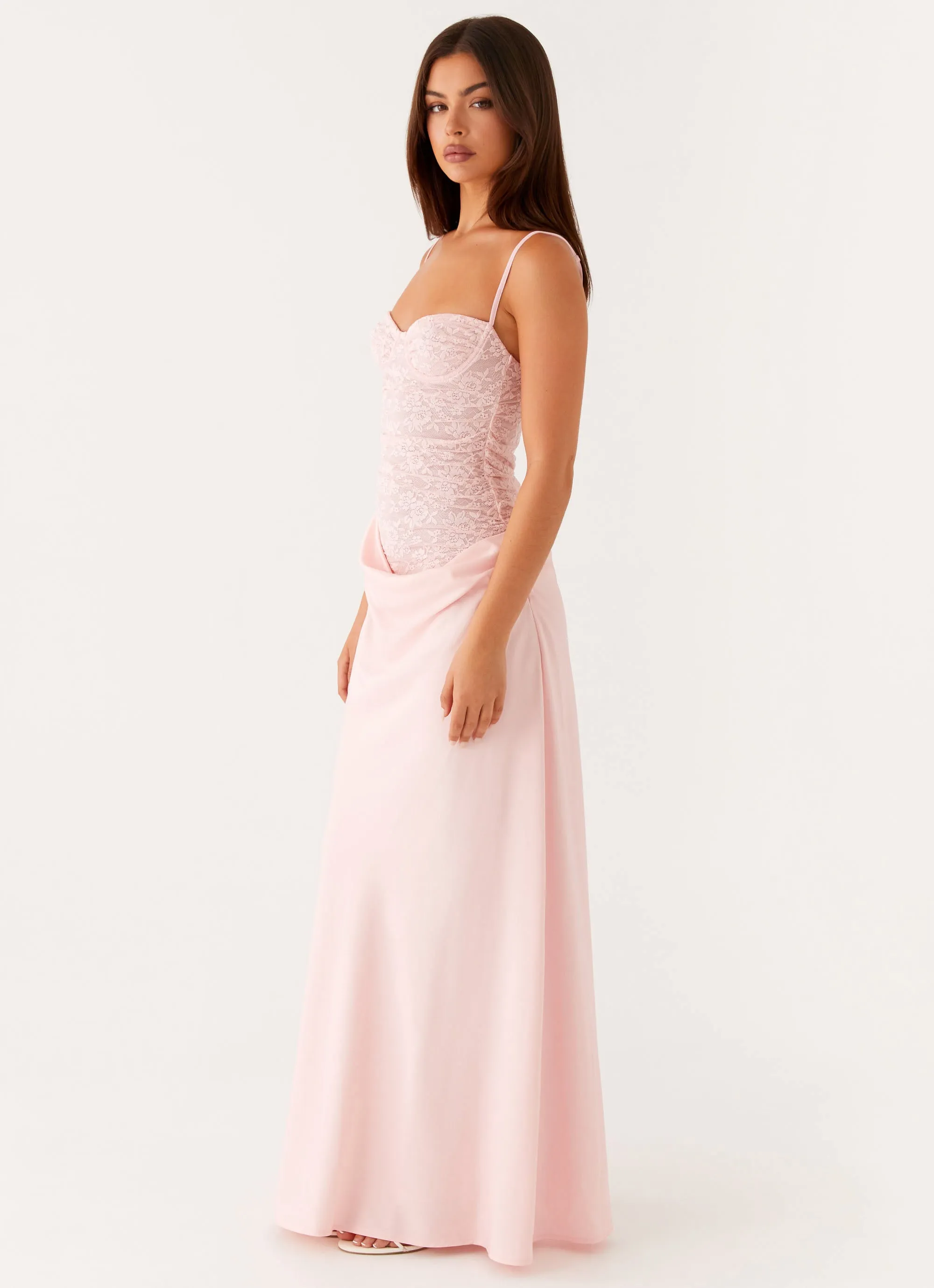 Romy Maxi Dress - Pink Cozy Feel