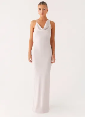 Fit Focused Opal Glow Maxi Dress - Off White