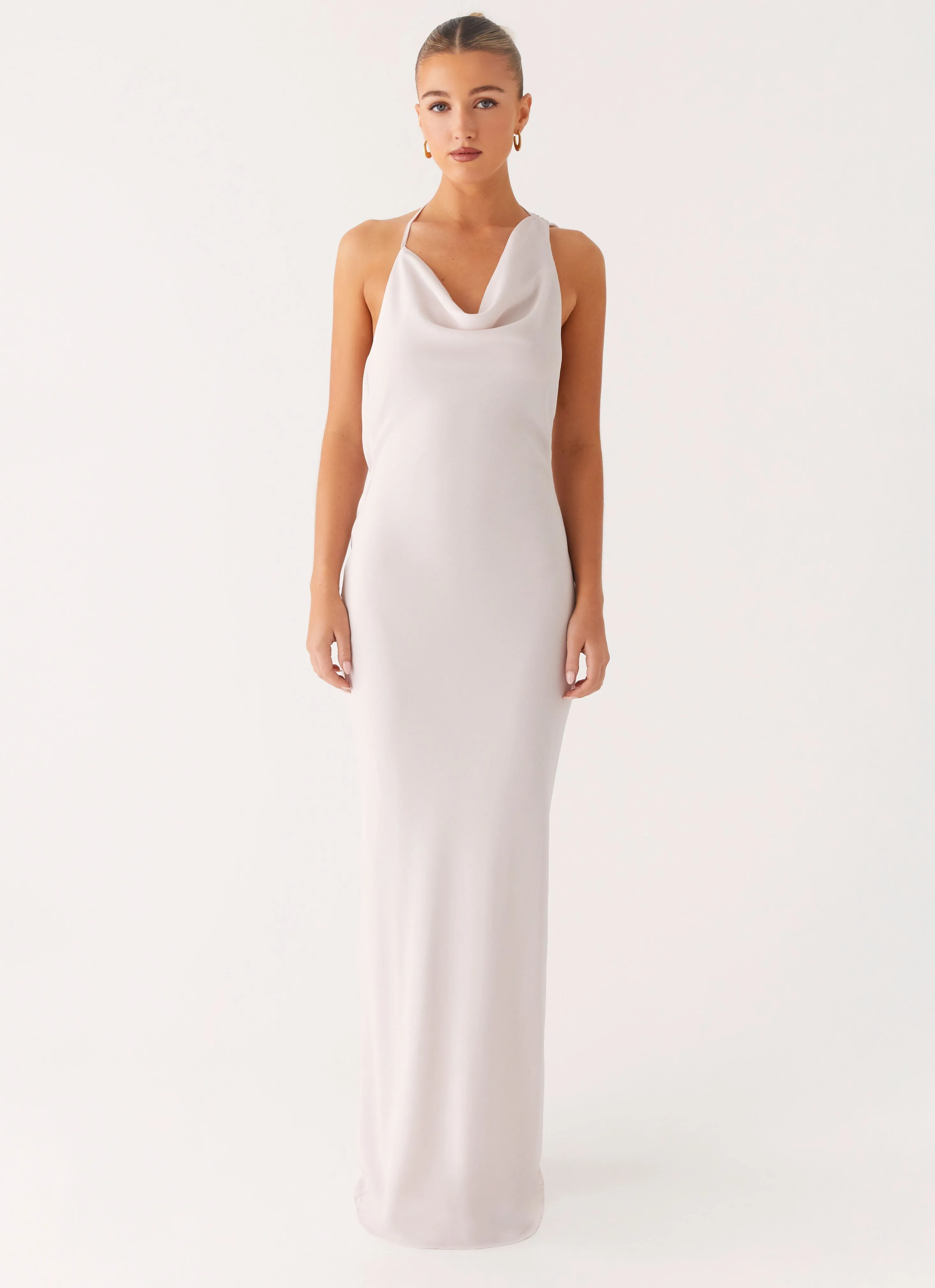 Simple yet sophisticated gown Opal Glow Maxi Dress - Off White