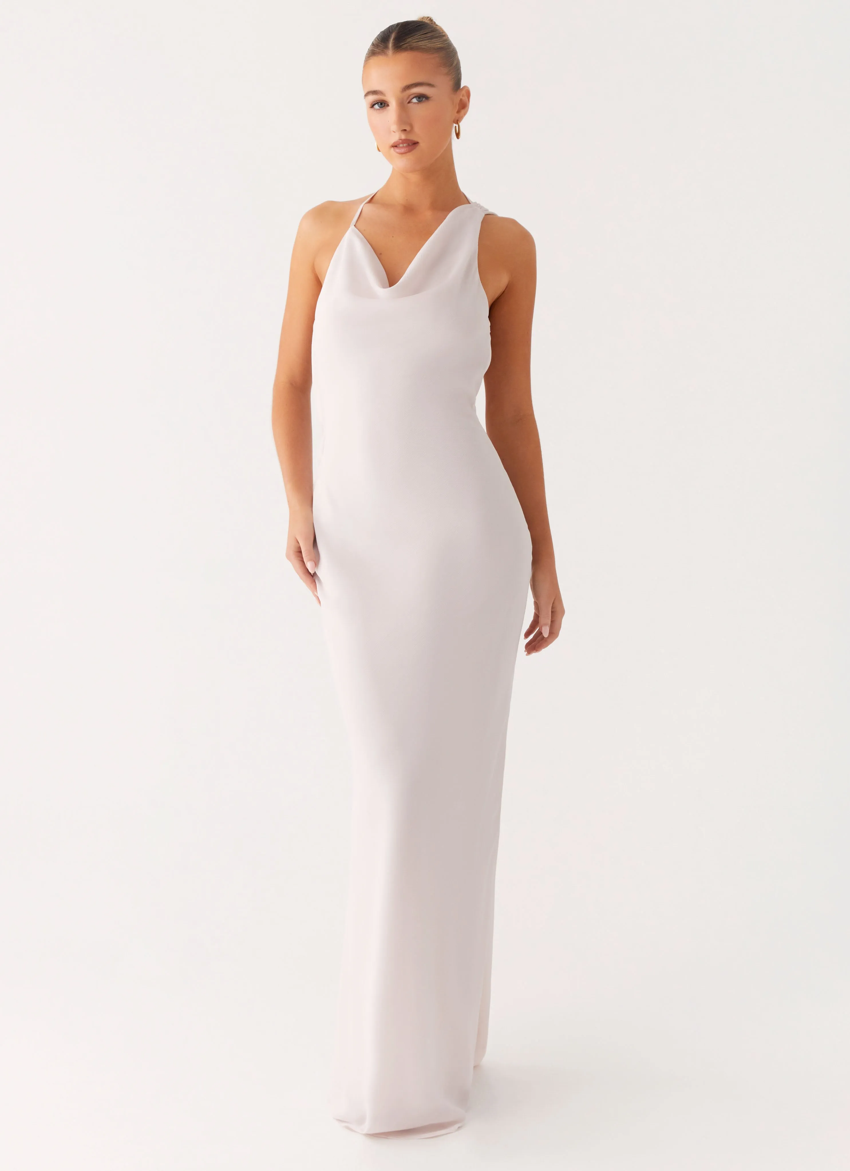 Timeless Cut Opal Glow Maxi Dress - Off White