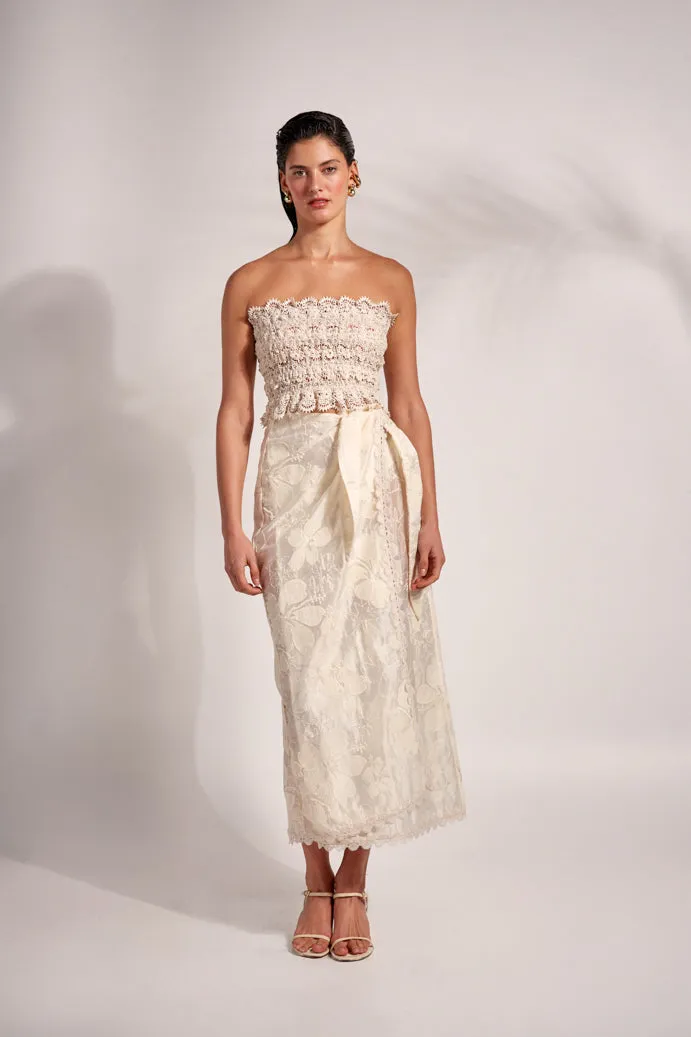 FRANCA SKIRT CREAM Versatile Comfort Wear