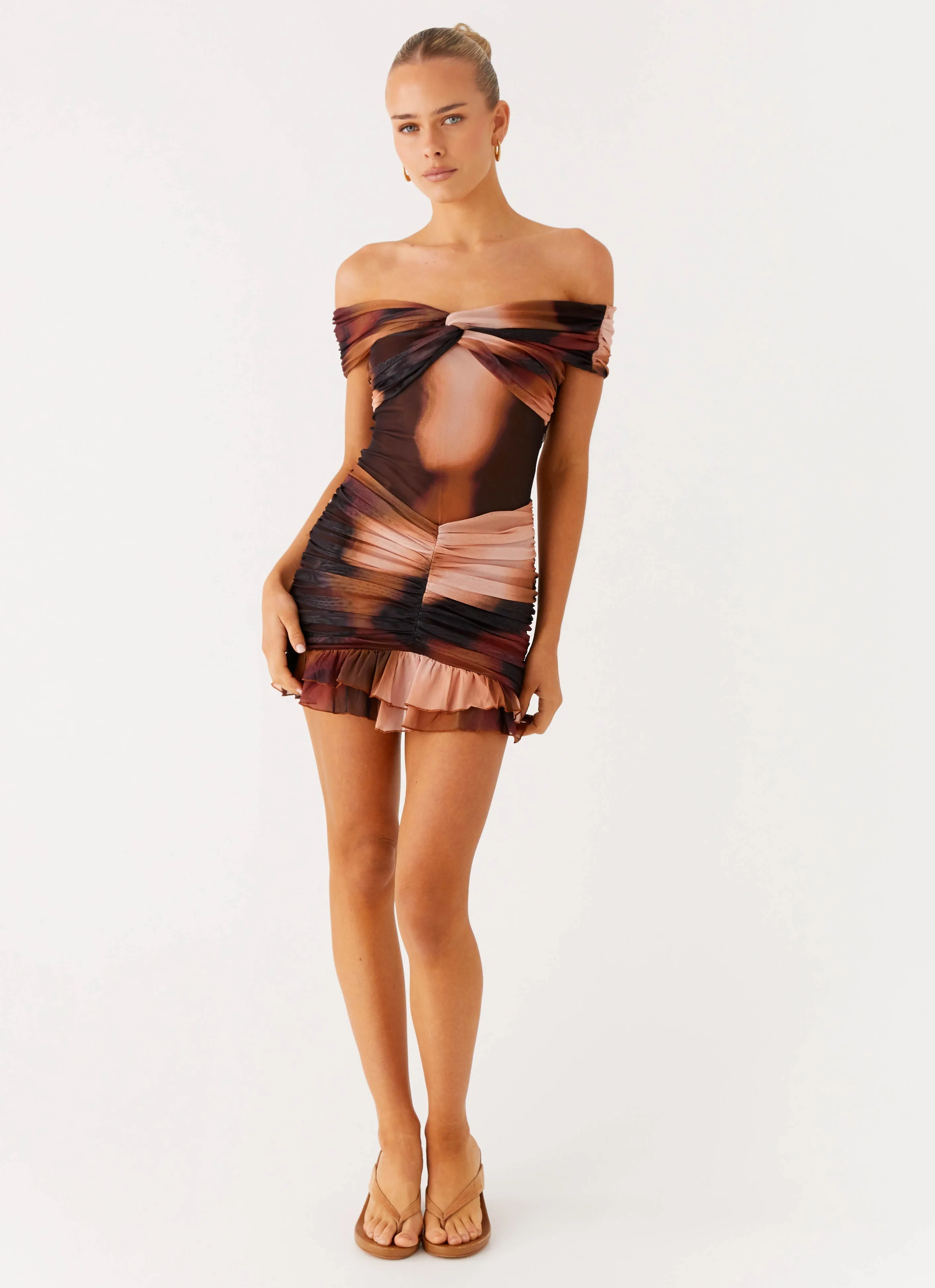 Frances Mini Dress - Black Gradient party look Casual Edge