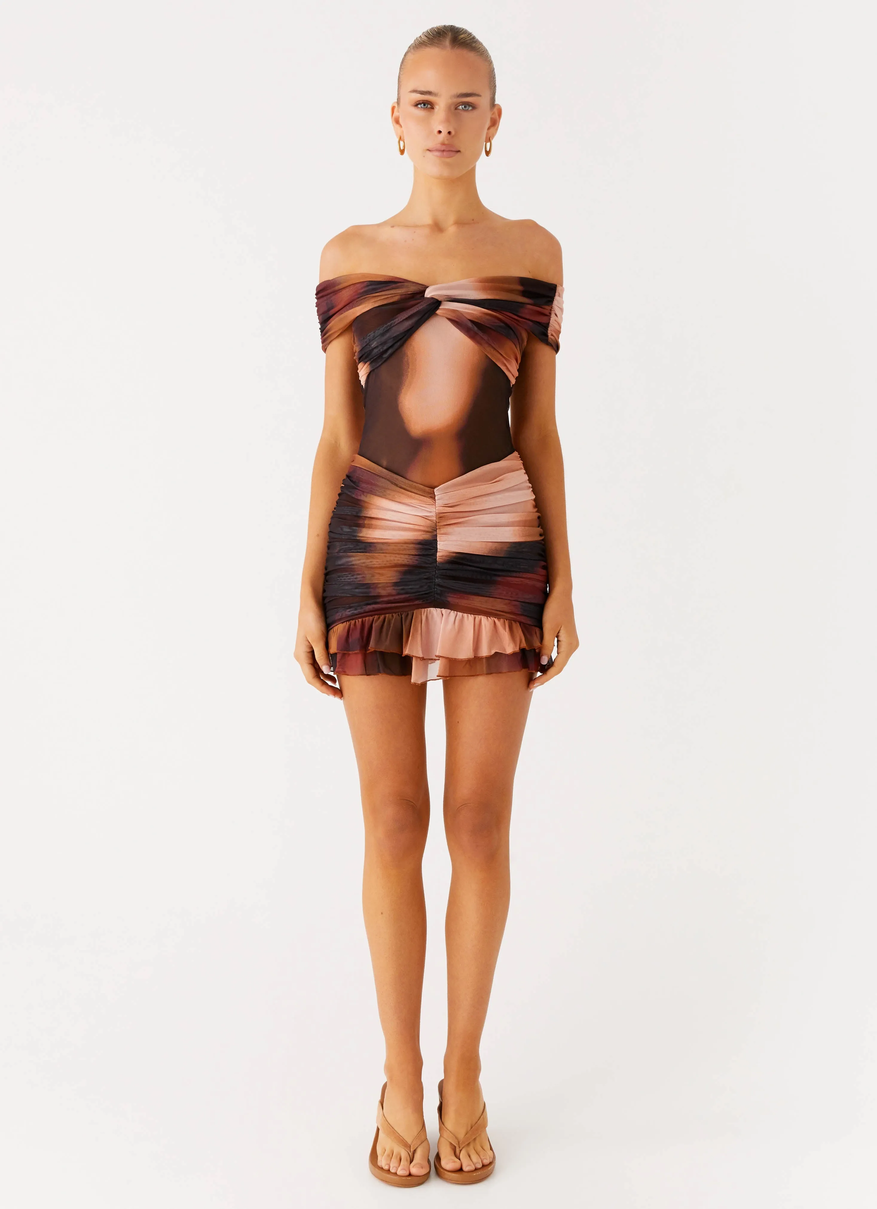 Kind Glow Frances Mini Dress - Black Gradient