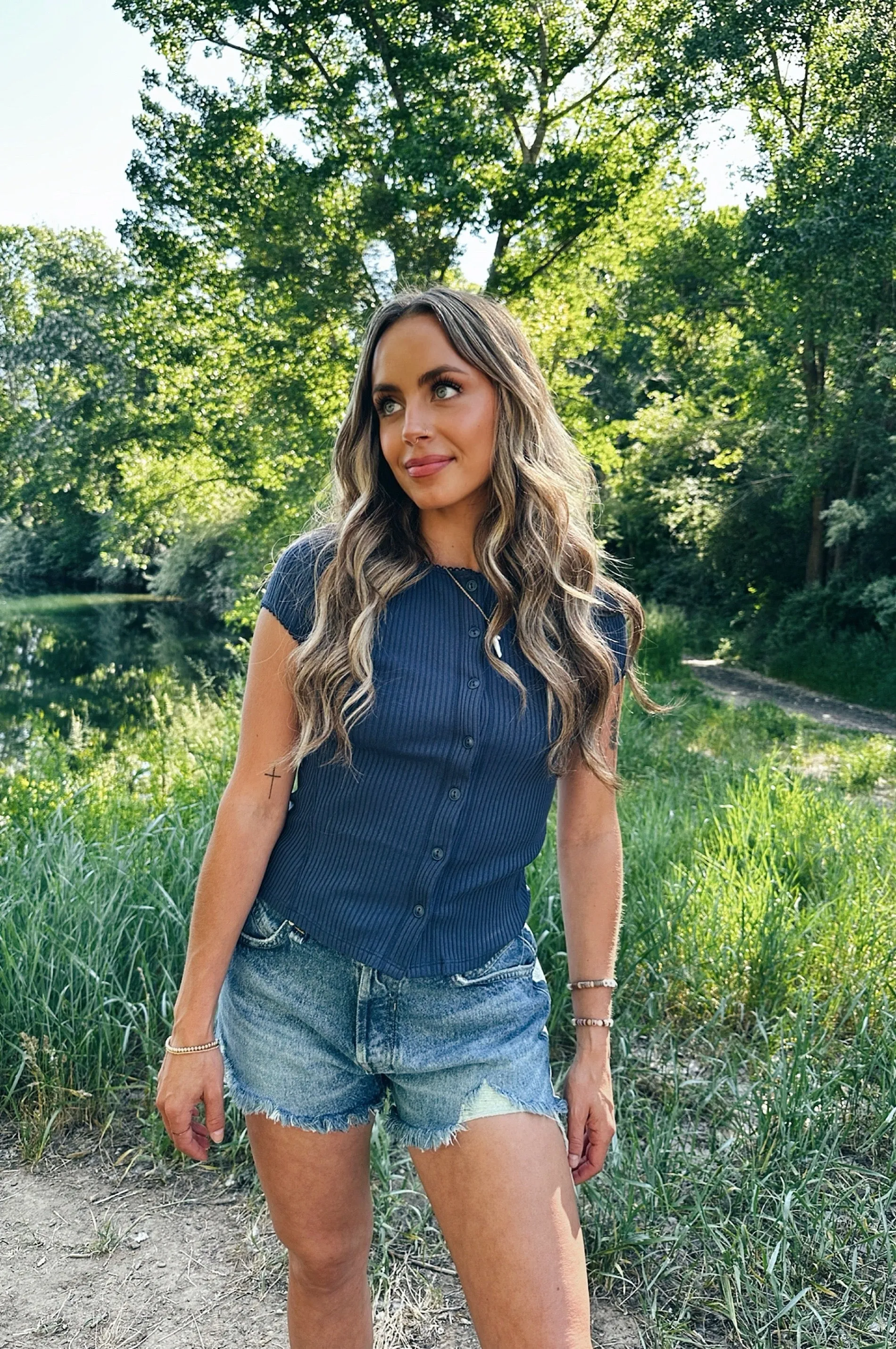 Free People Most Wanted Cardi Quick Dry Technology ReinforcedShoulders