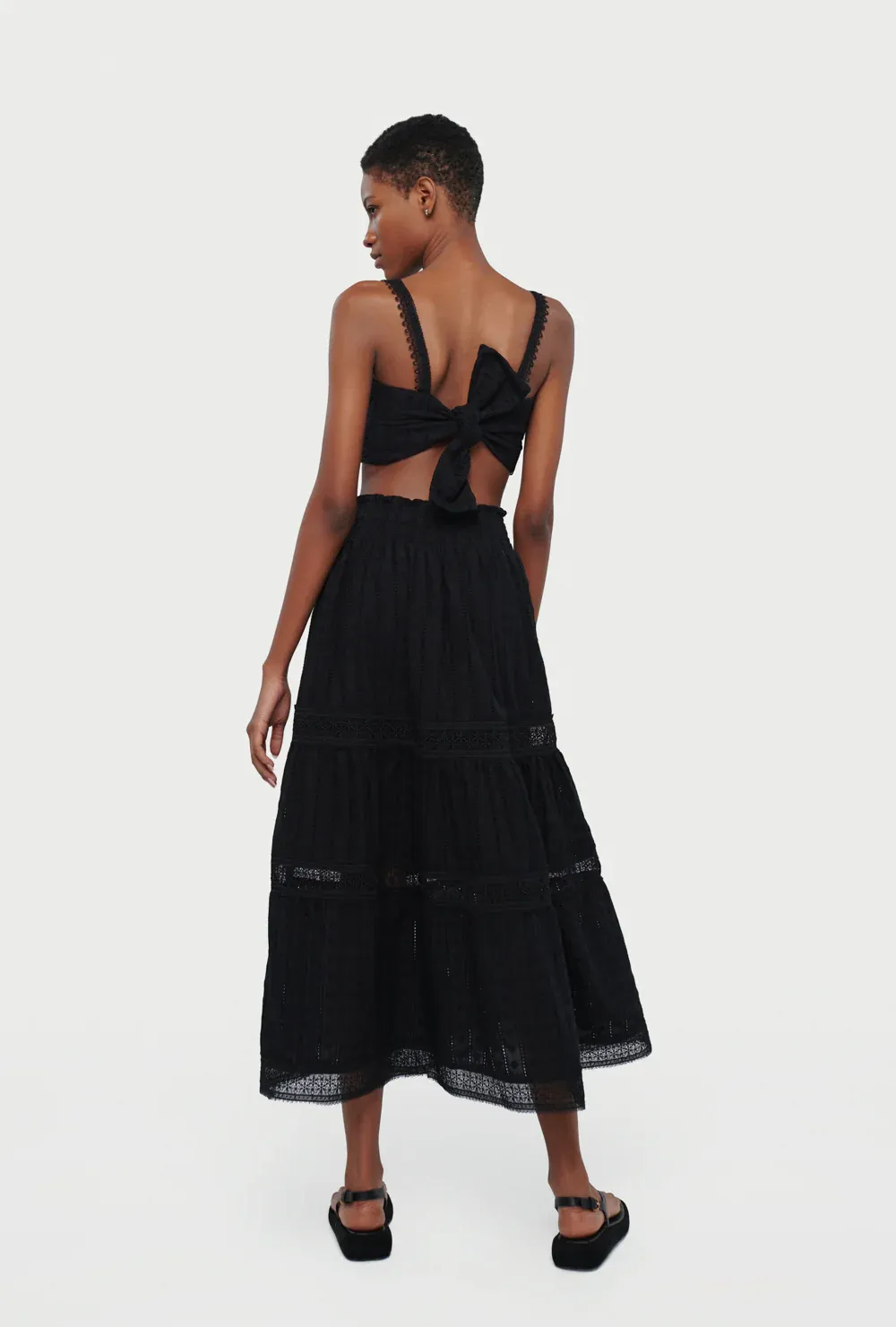 FadeResistant ANGELA MAXI SKIRT BLACK