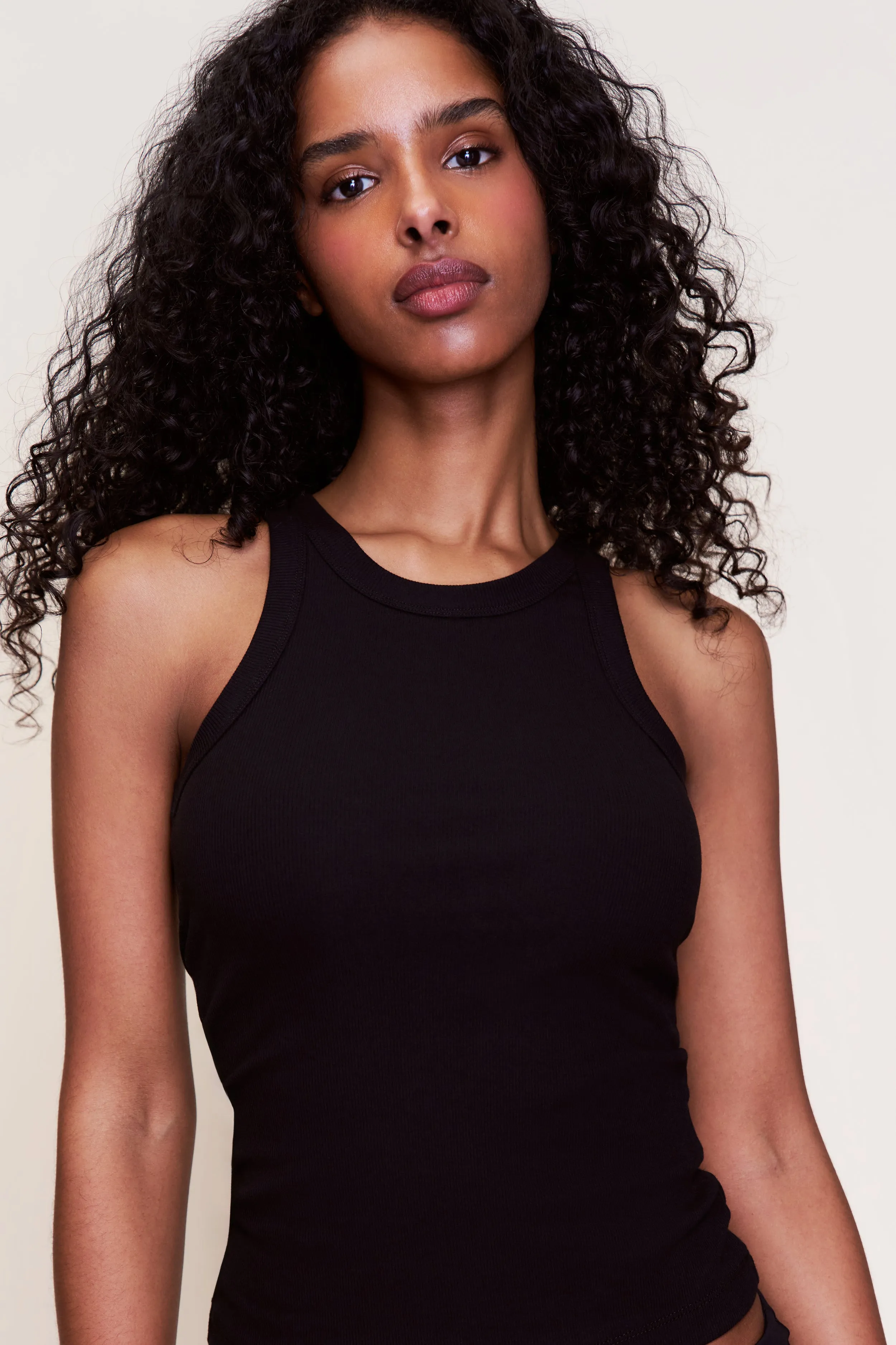 Full Length Cotton Tank Printed Hoodie Layered Collar Design