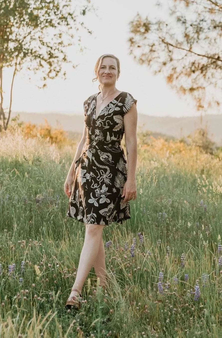 Spicy Xena in Black Woodland Wonder Chill Wear