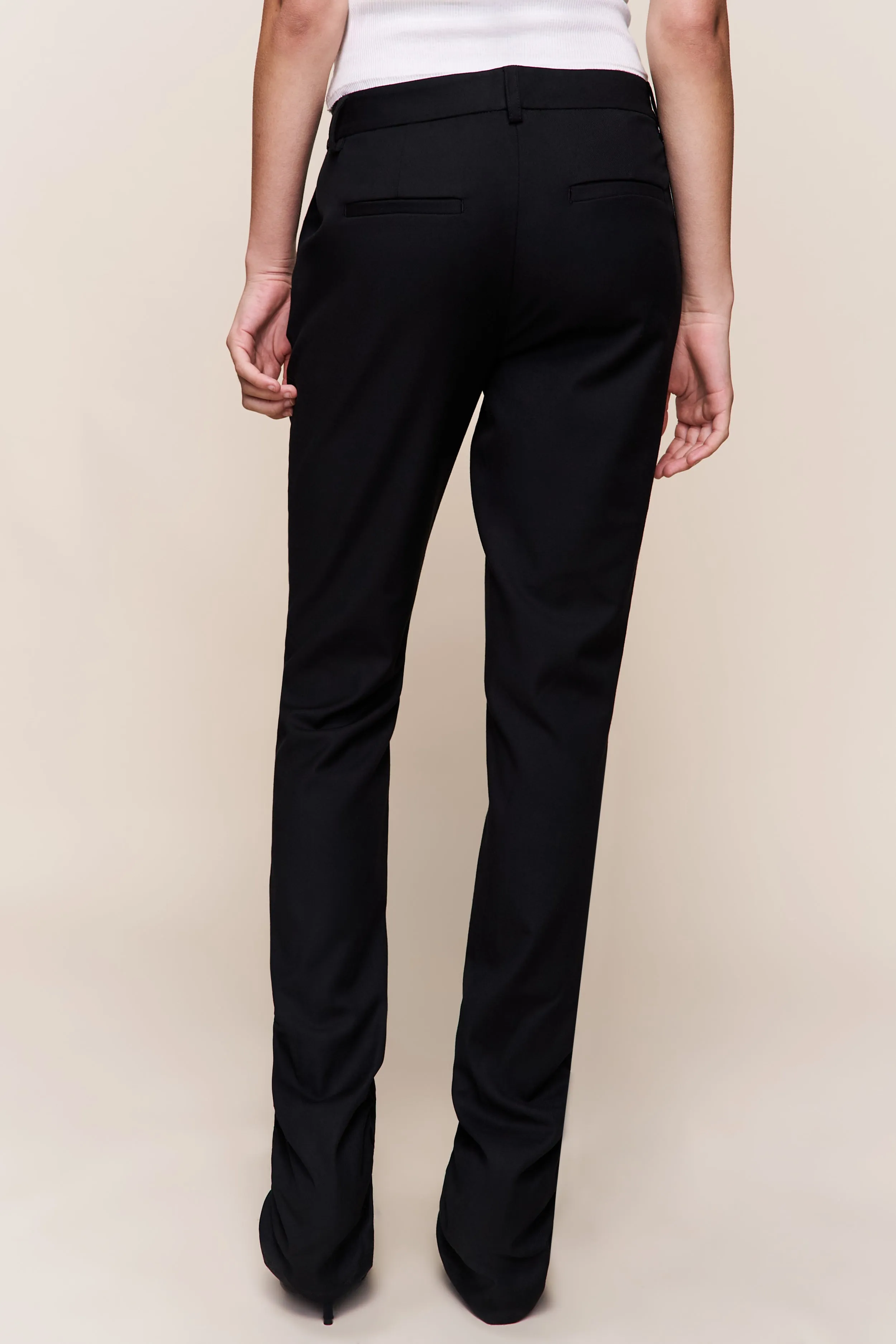 Work Friendly Low Profile Fasteners Cora Ruched Hem Pant