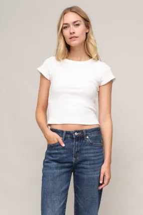 Gabby Sweater Rib Short Sleeve TexturedSurface