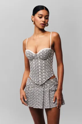 RecycledBlend Genevieve Gingham Bustier