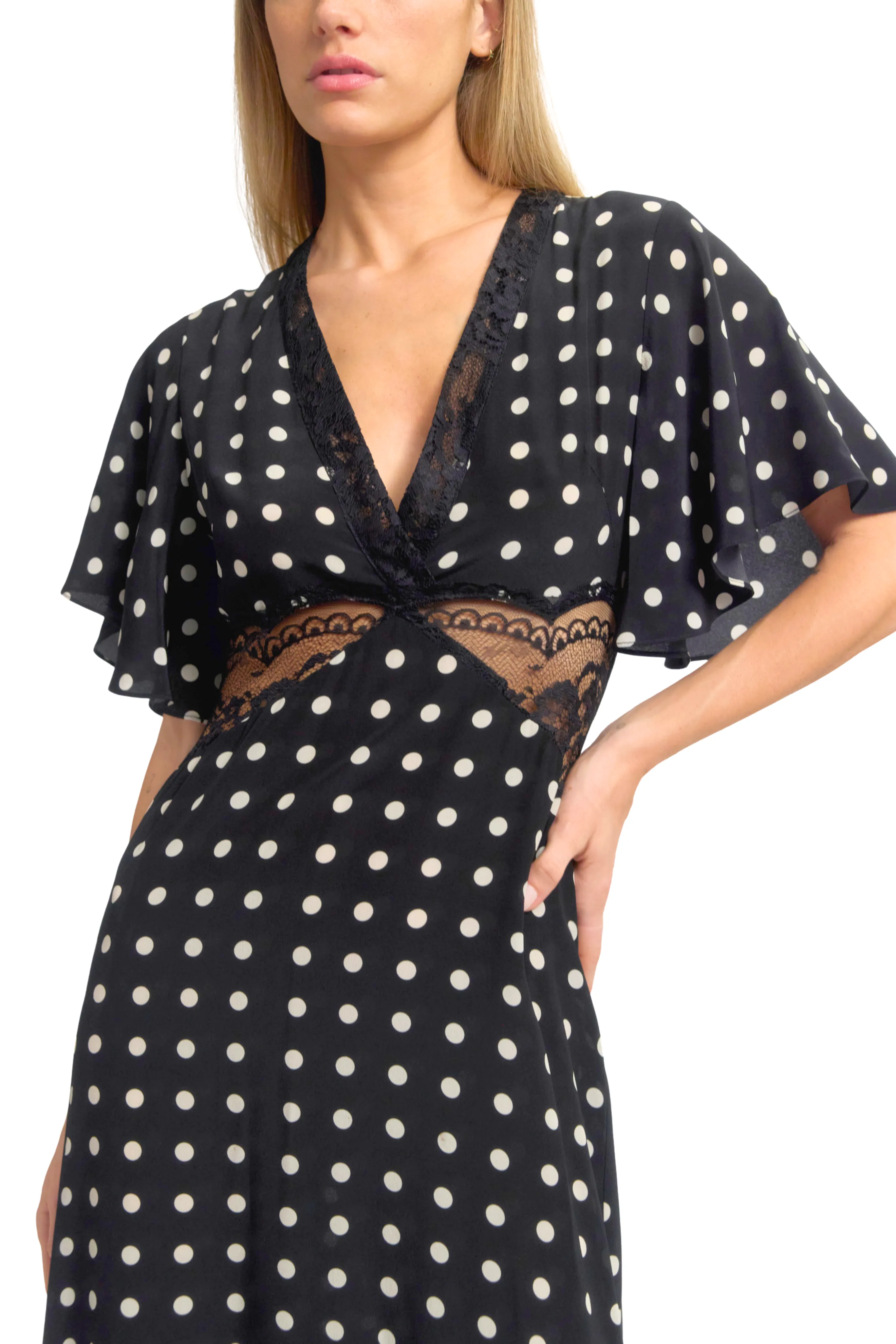 Gia Dress with Lace Silky Shape