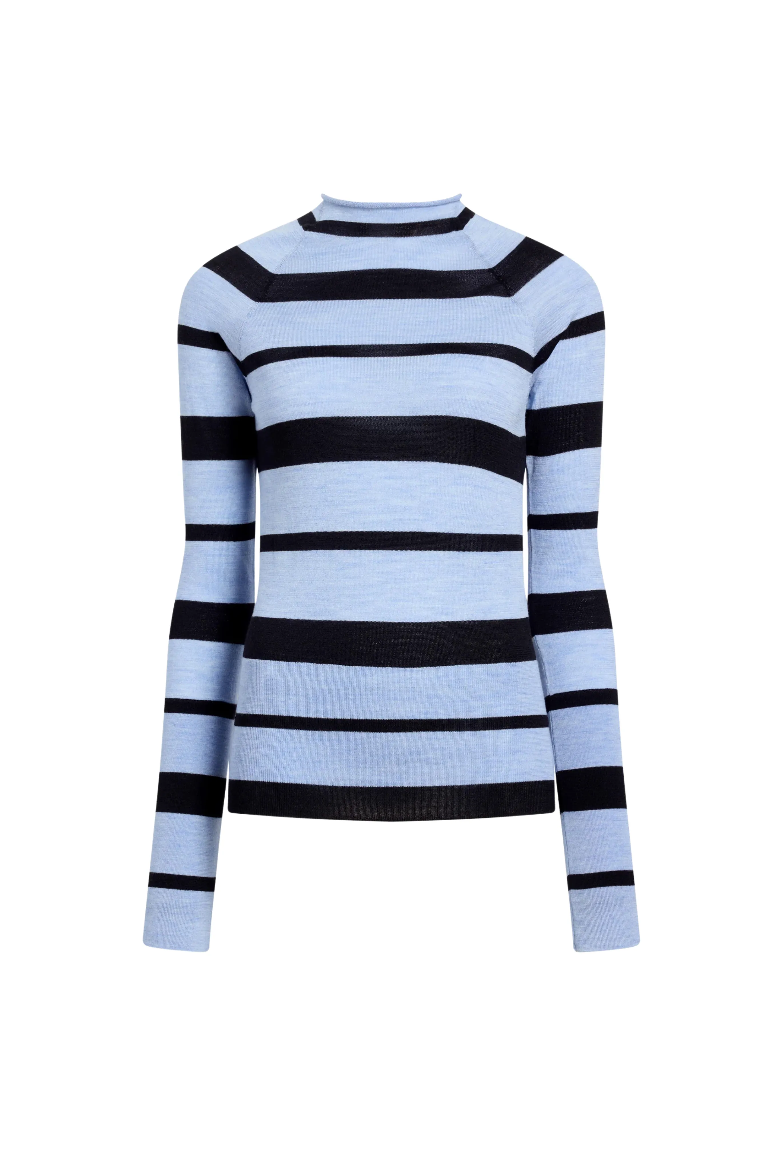 Gia Top in Superfine Merino Silk MeshPanel Multi Directional Zipper Placement