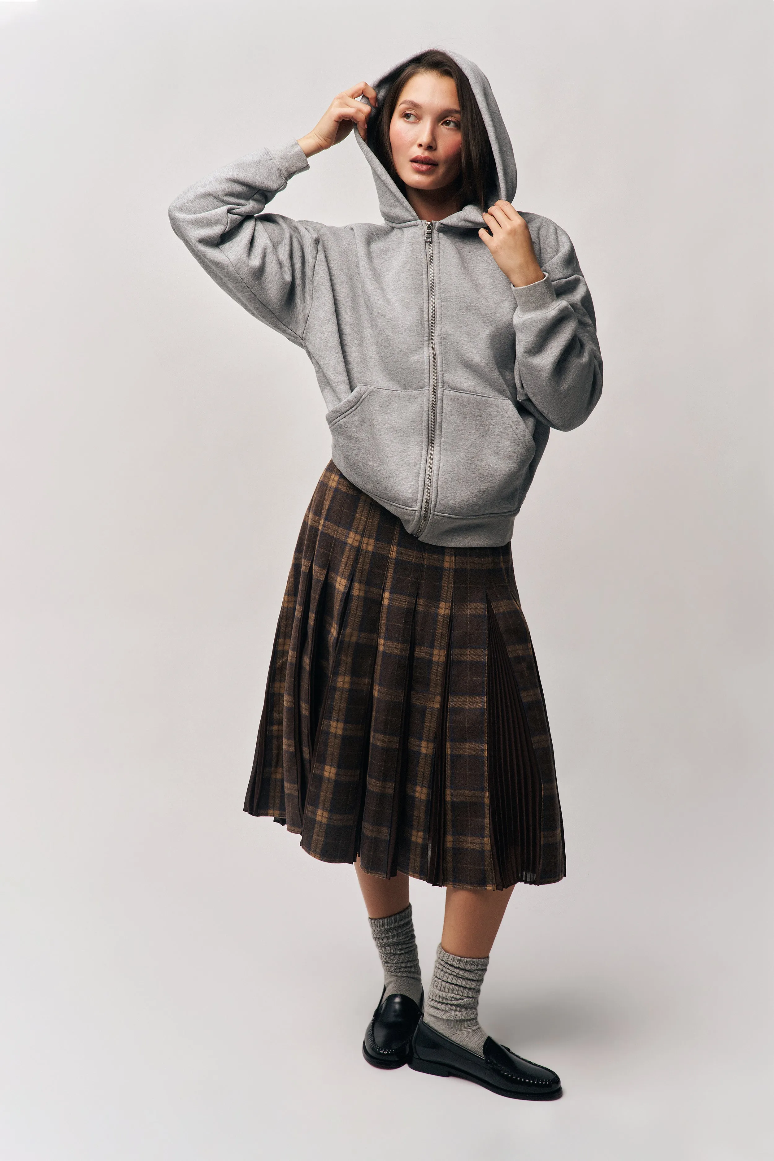 investment piece Odor Resistant Treatment Gibson Chiffon Pleated Skirt